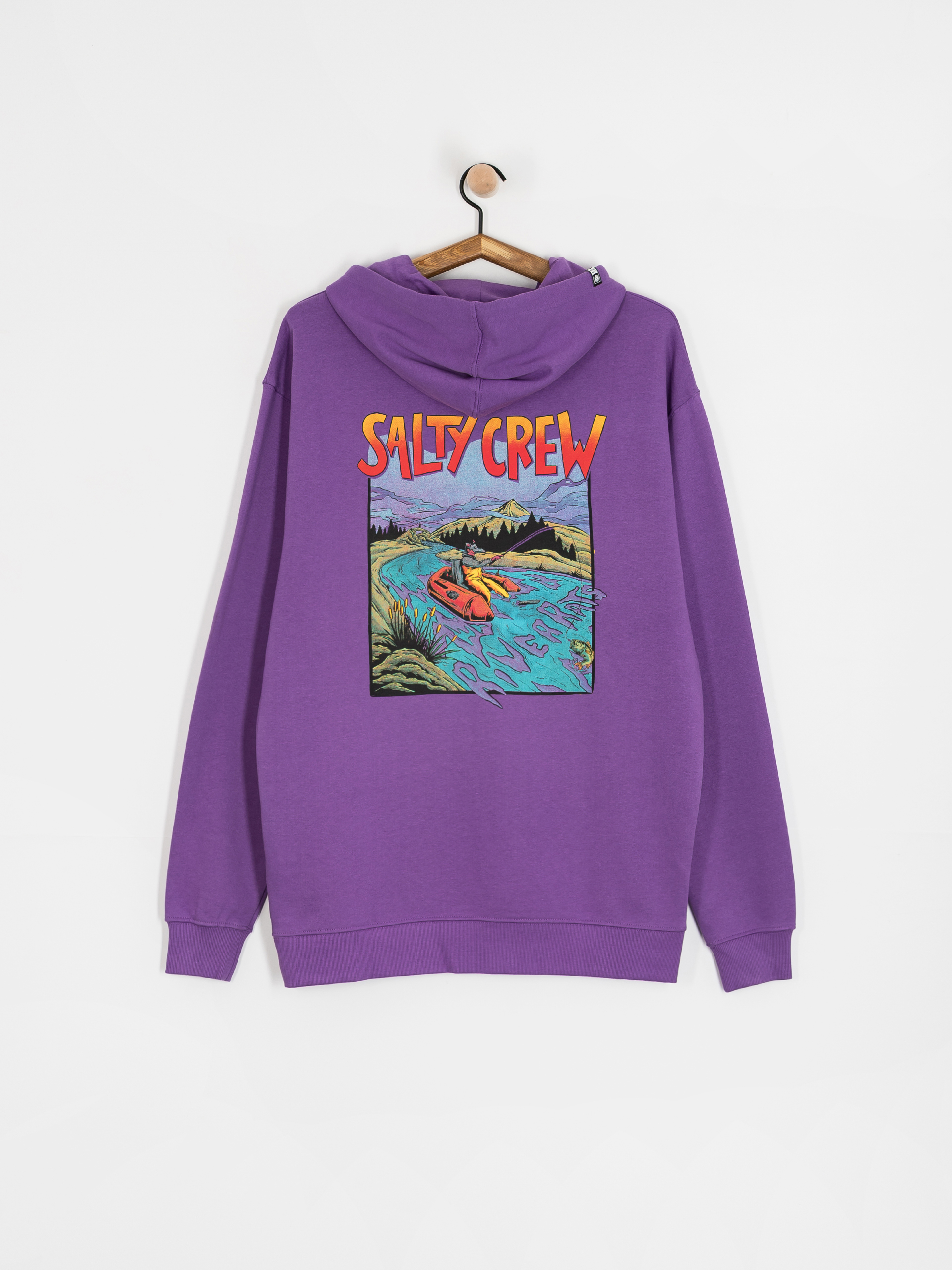 Salty Crew River Rats HD Hoodie (purple heart)