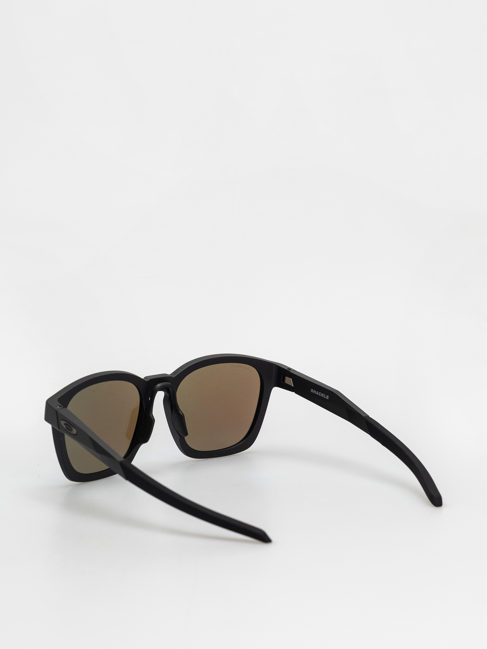 Oakley Shackle Sunglasses (matte black/prizm sapphire)