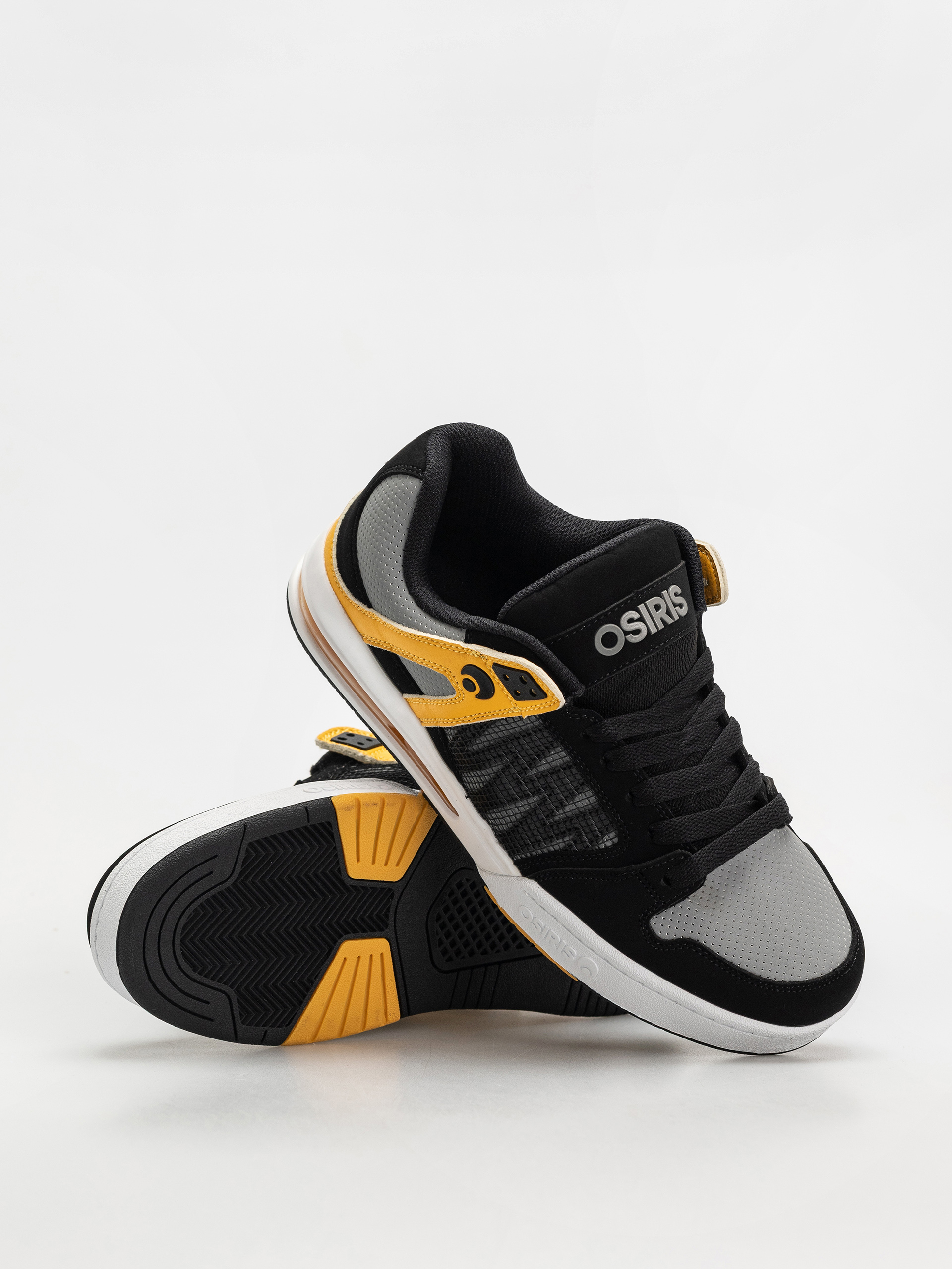 Osiris Pixel Shoes (black/charcoal/yellow)