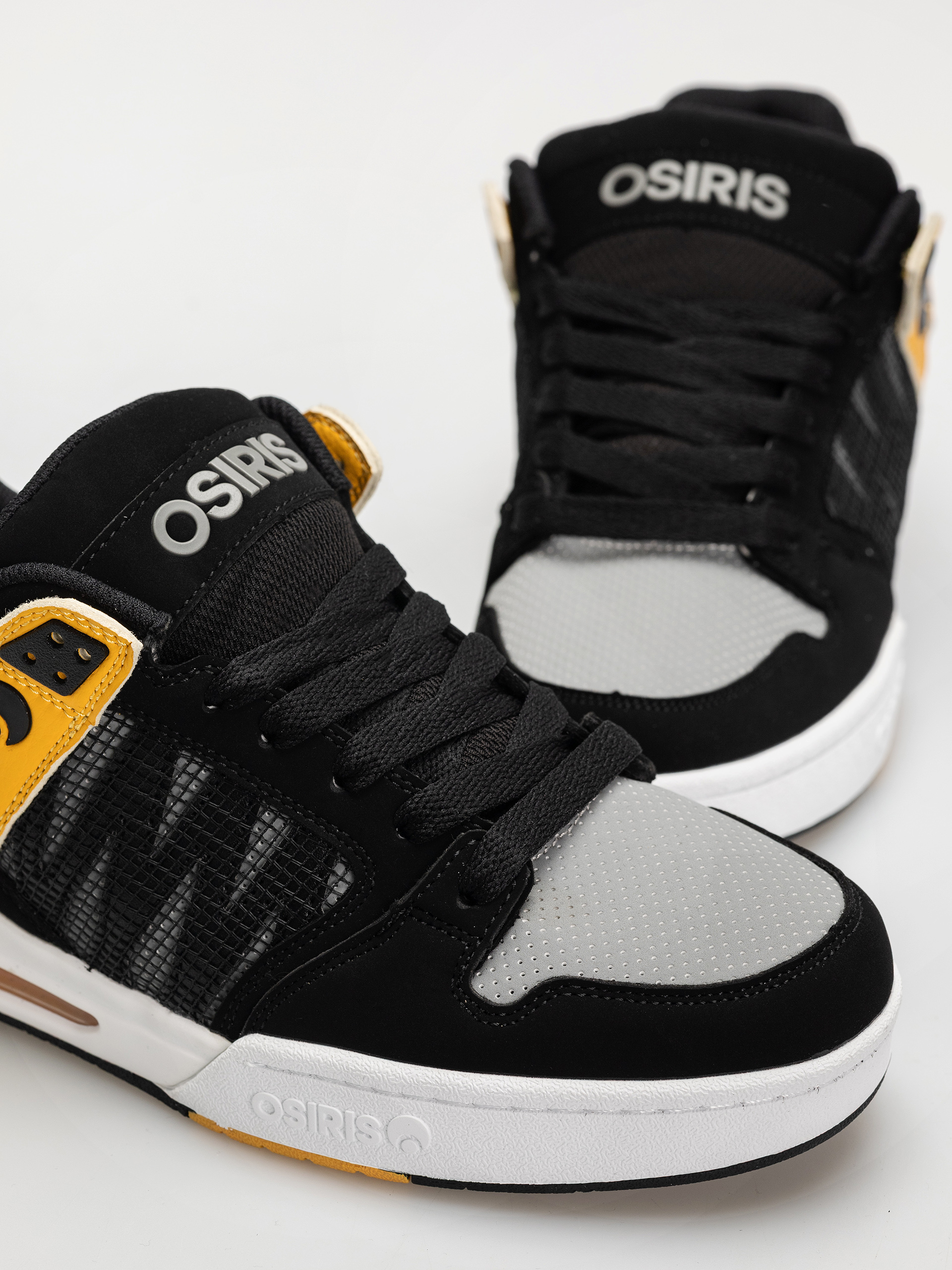Osiris Pixel Schuhe (black/charcoal/yellow)