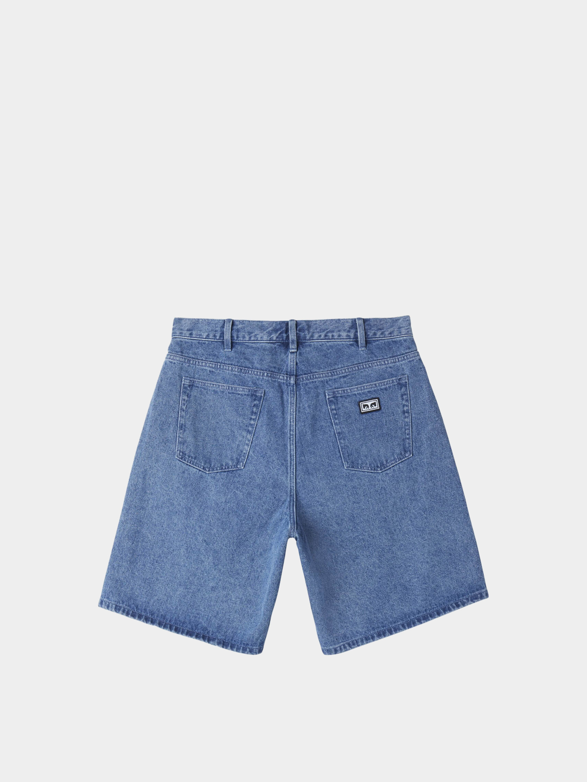 おーきー1piu1uguale3 SPORT BIG LG SHORTS OBEY Bigwig Baggy Denim Shorts - blue (light indigo)
