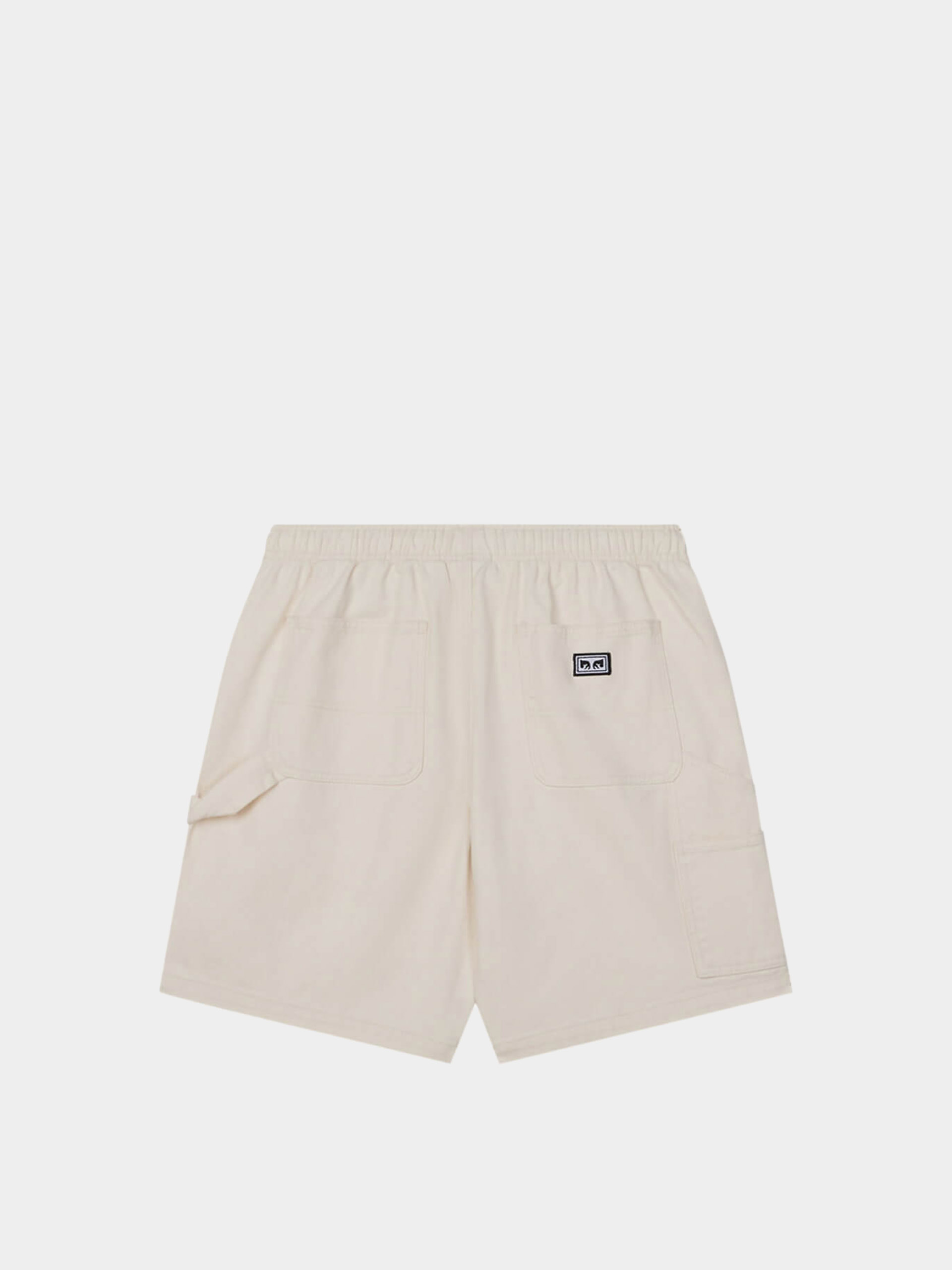 OBEY Easy Denim Carpenter Shorts (unbleached faded wash)