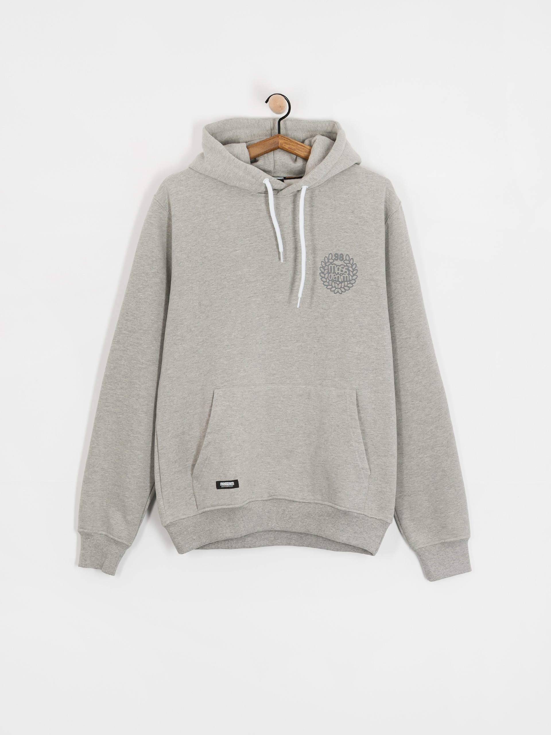 MassDnm Base Back HD Hoodie (lt heather grey)