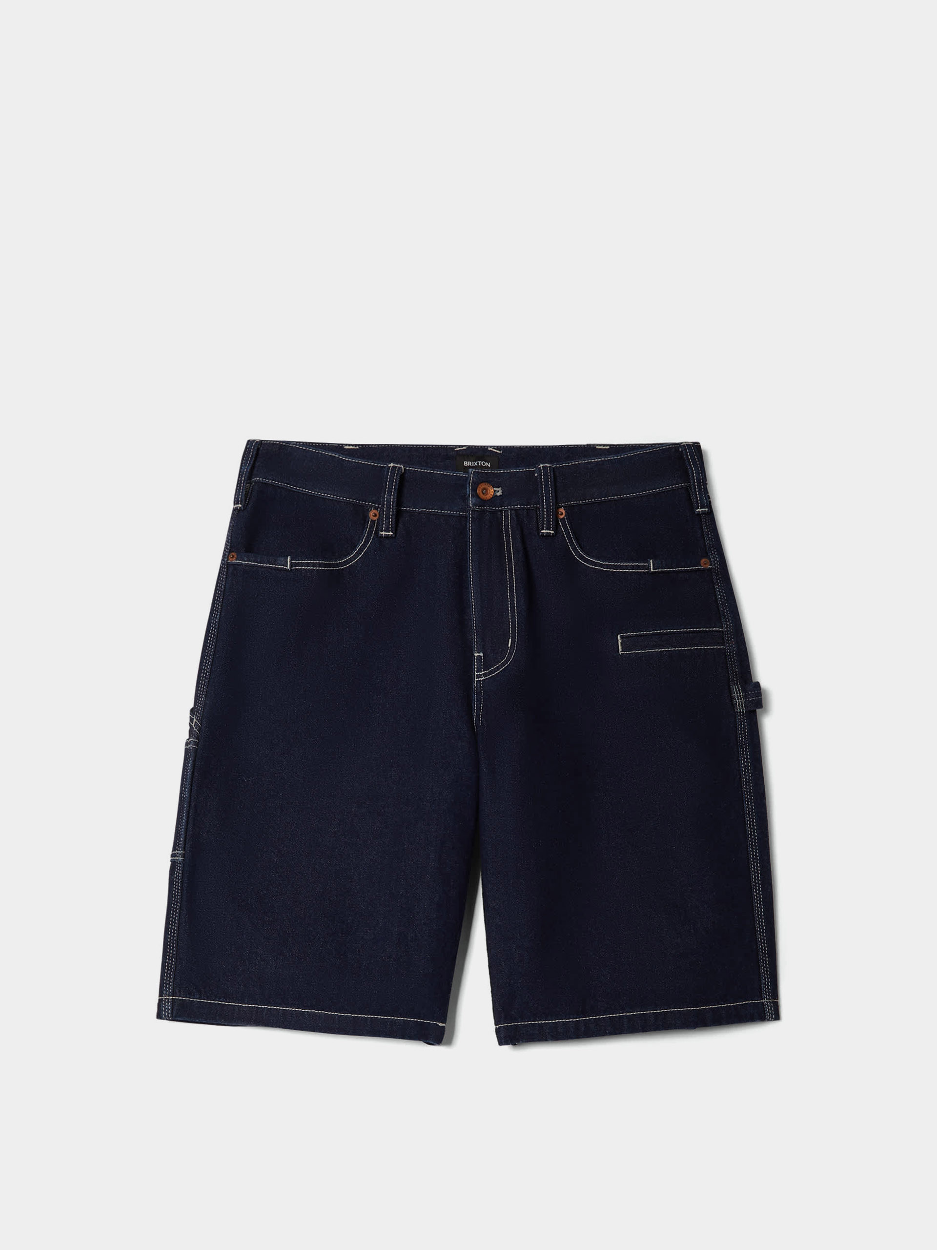 Brixton Builders Carpenter Shorts (rinse denim)