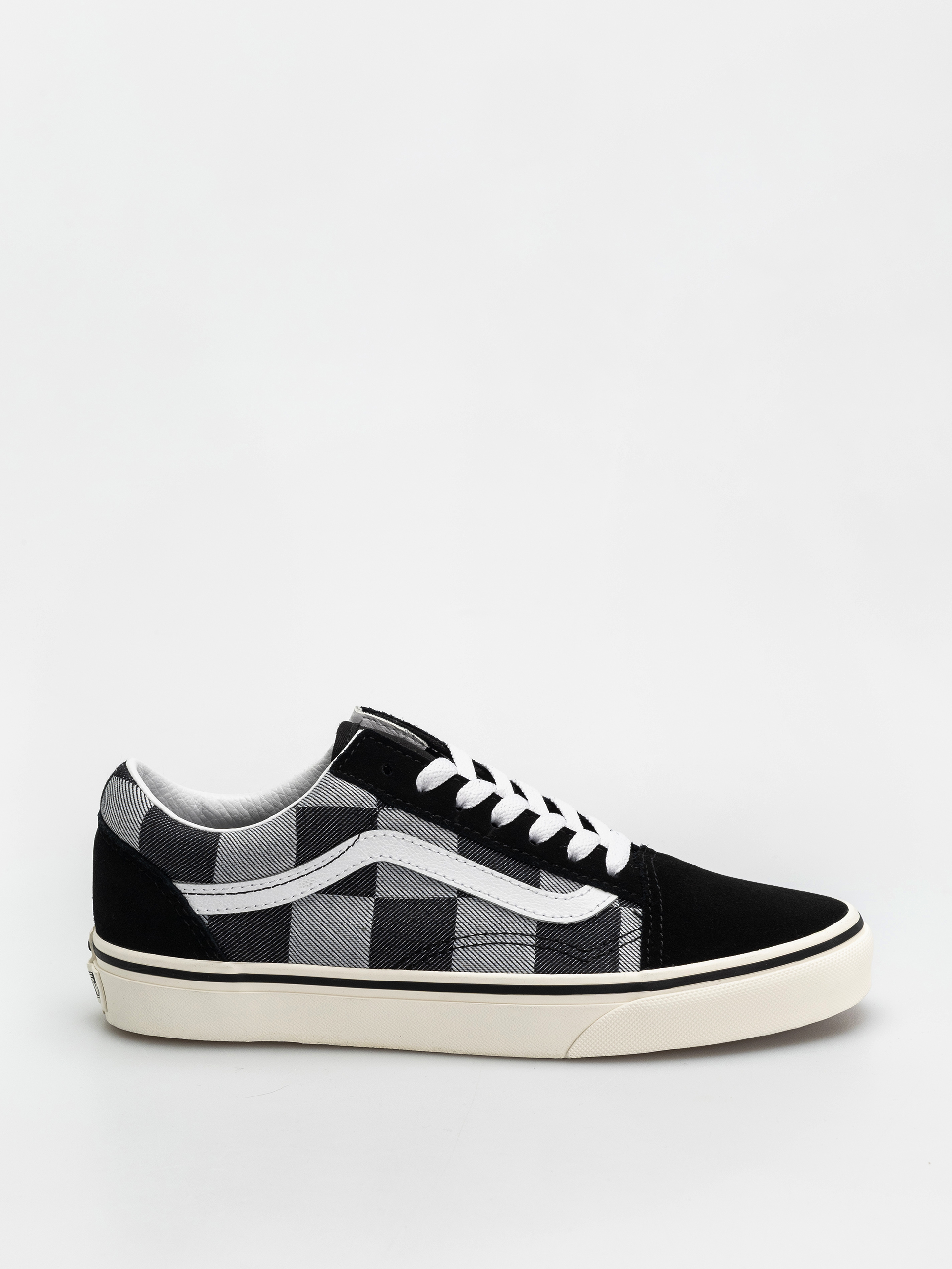 Vans Old Skool Shoes black (mono checkerboard black)