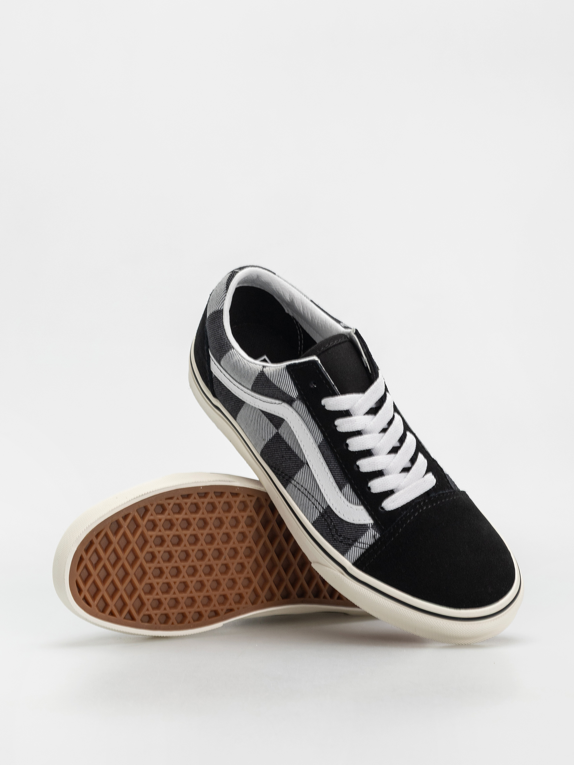 Vans Old Skool Schuhe (mono checkerboard black)