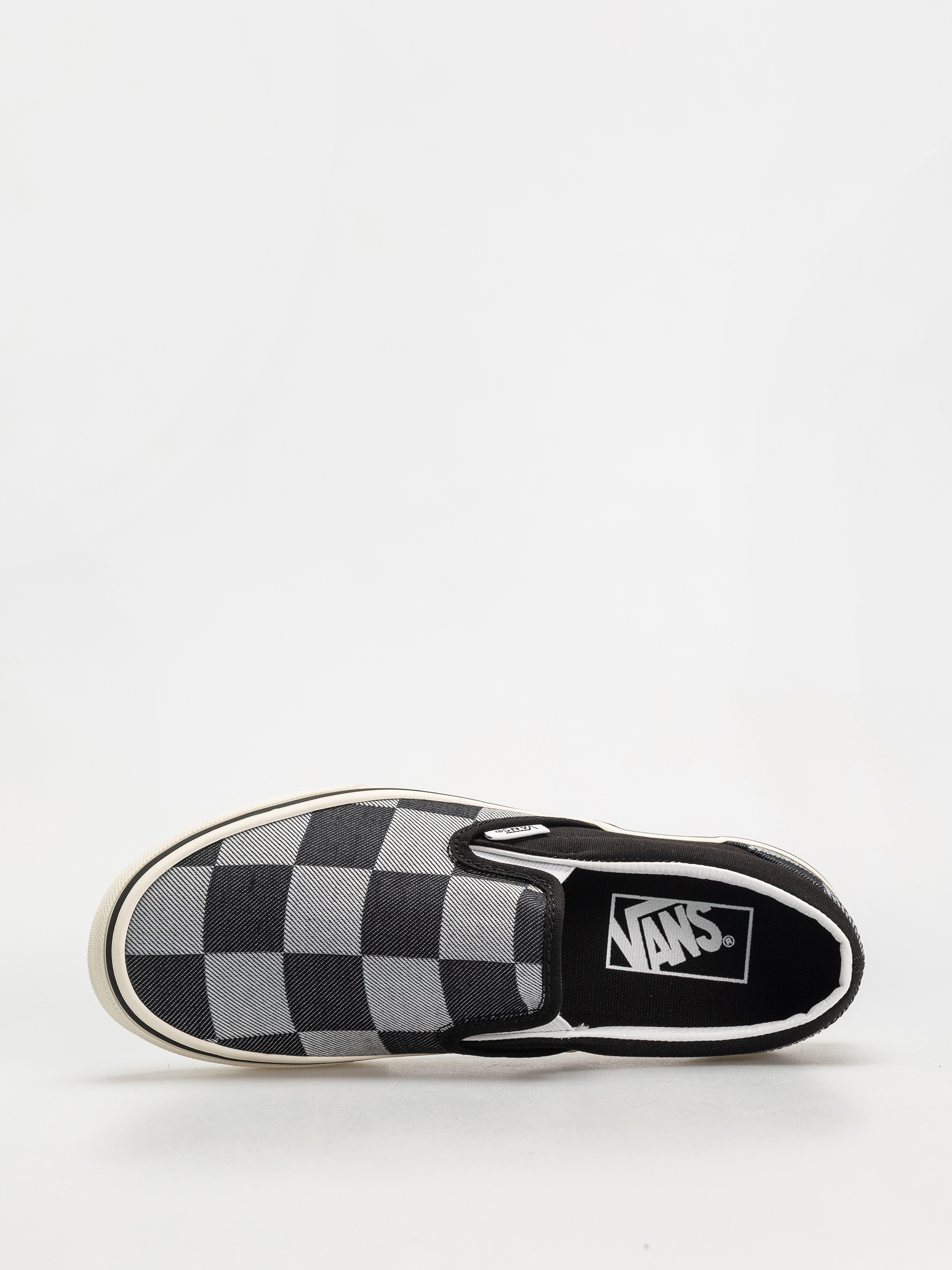 Vans Classic Slip On Schuhe (mono checkerboard black)