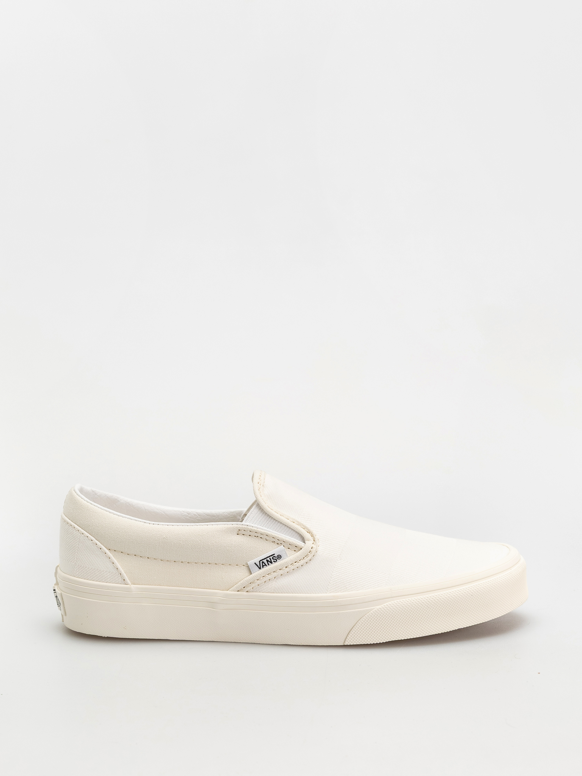 Vans Classic Slip On Shoes (mono checkerboard white)