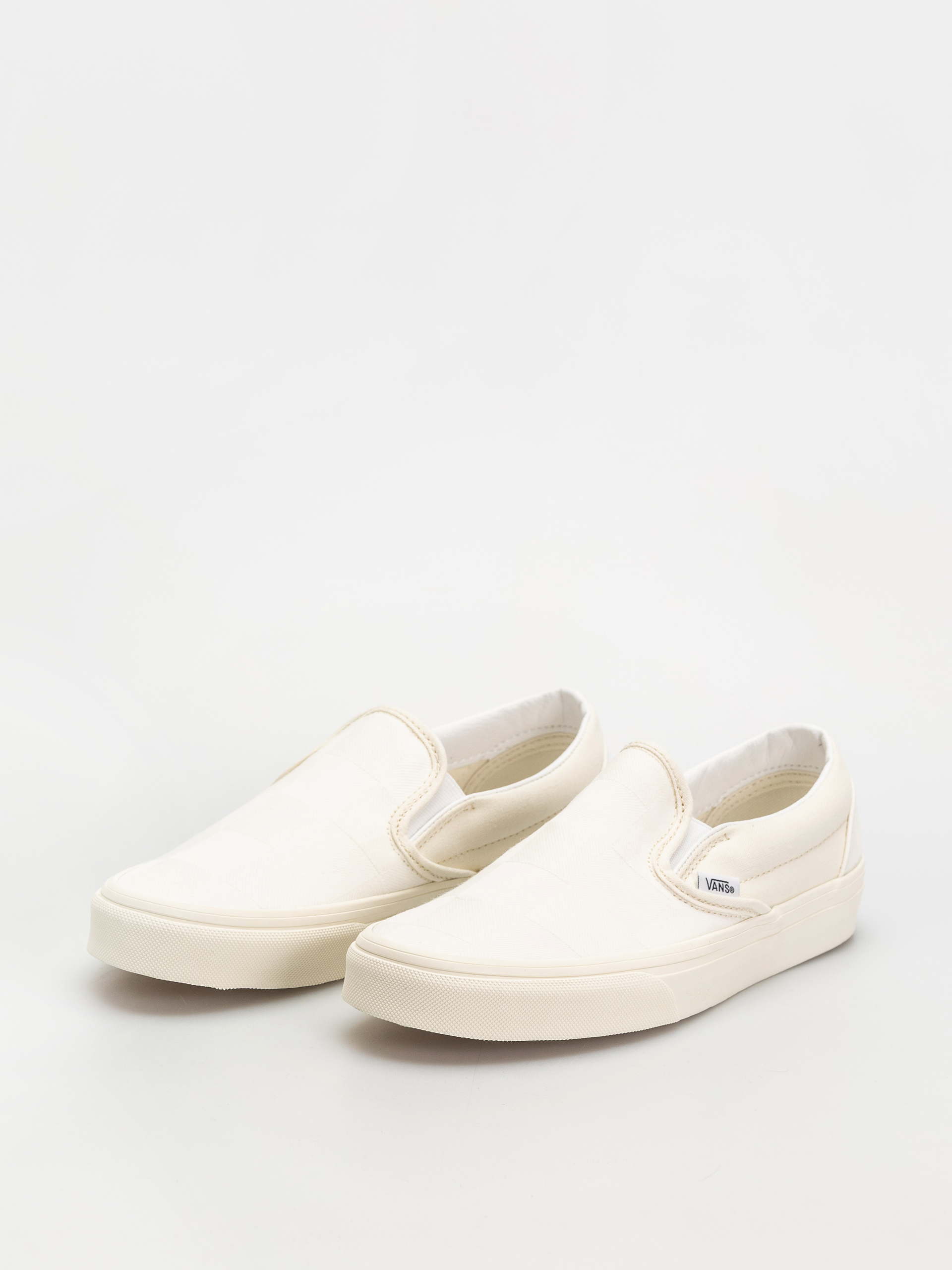 Vans Classic Slip On Shoes (mono checkerboard white)
