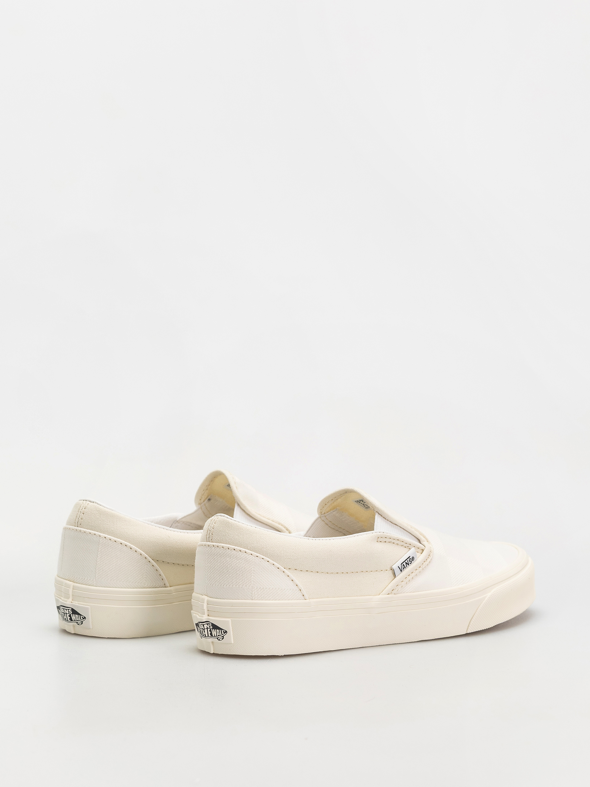 Vans Classic Slip On Shoes (mono checkerboard white)