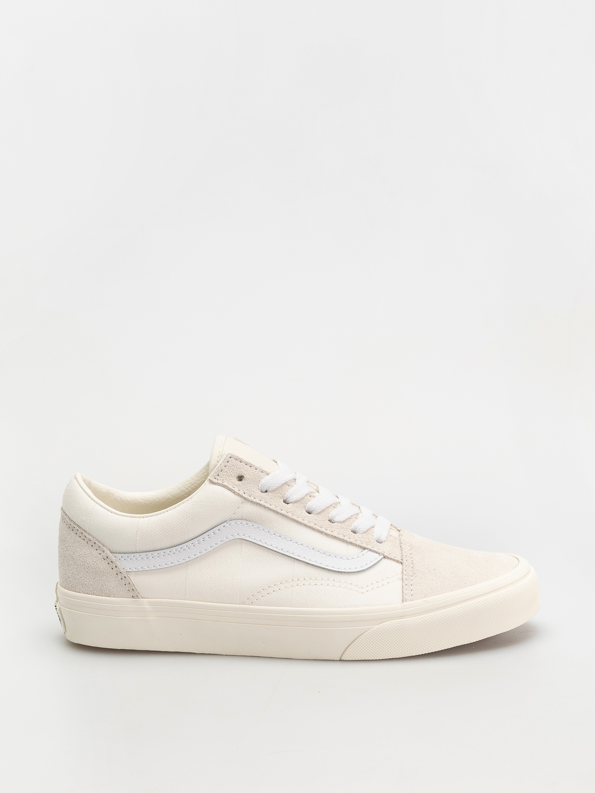 Vans Old Skool Shoes white, beige (mono checkerboard white)