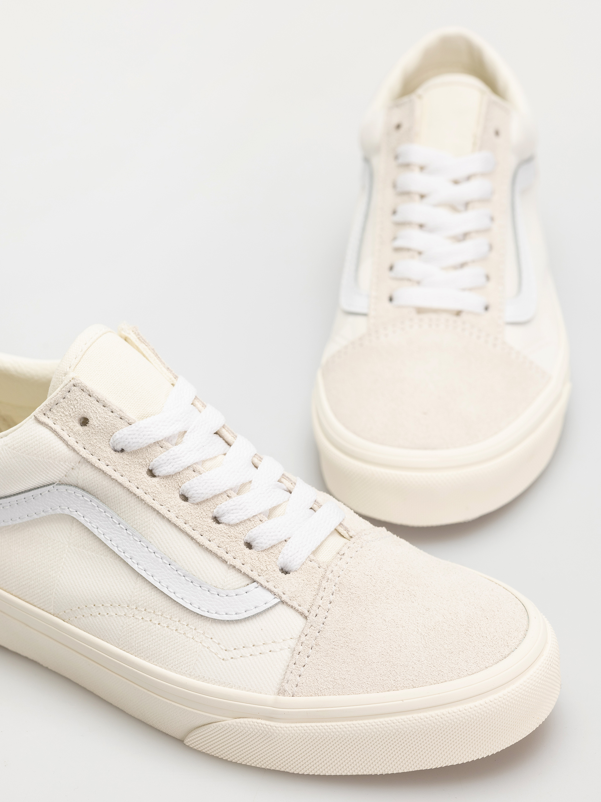 Vans Old Skool Schuhe (mono checkerboard white)