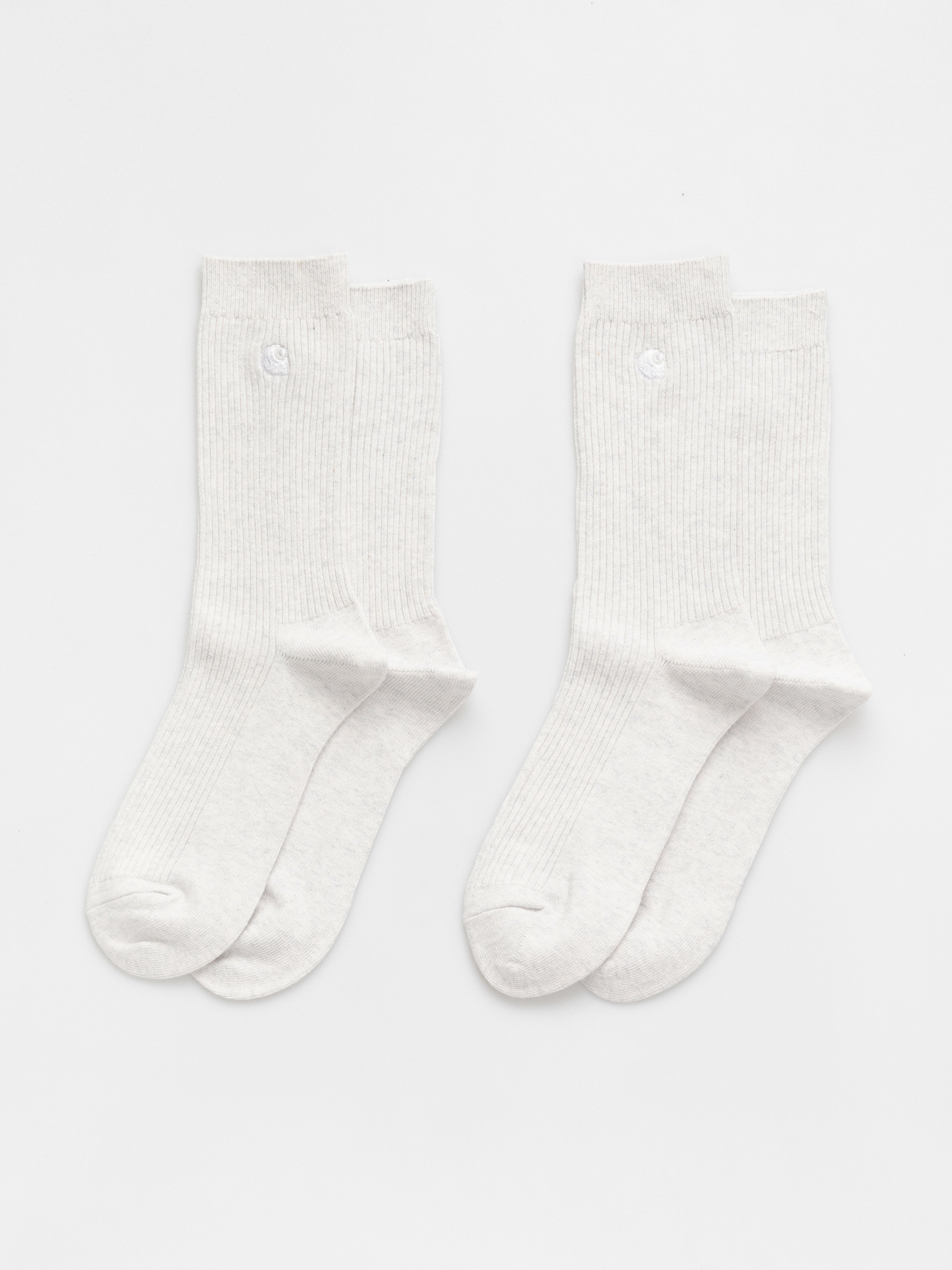 Carhartt WIP Madison Pack Socks (ash heather/white/ash heather/white)