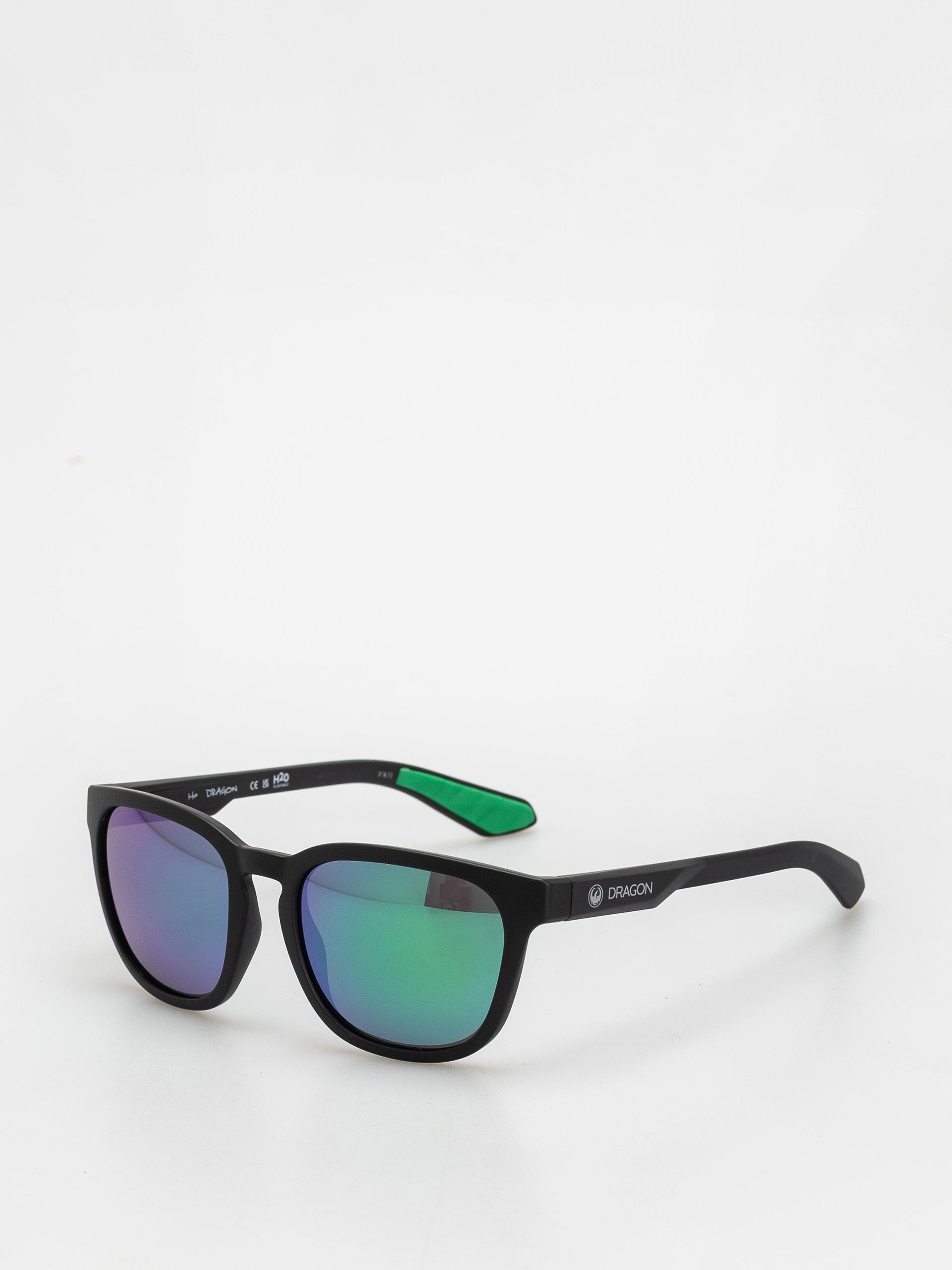 Dragon Dune Sunglasses (matte black h2o/lumalens green ion polar)