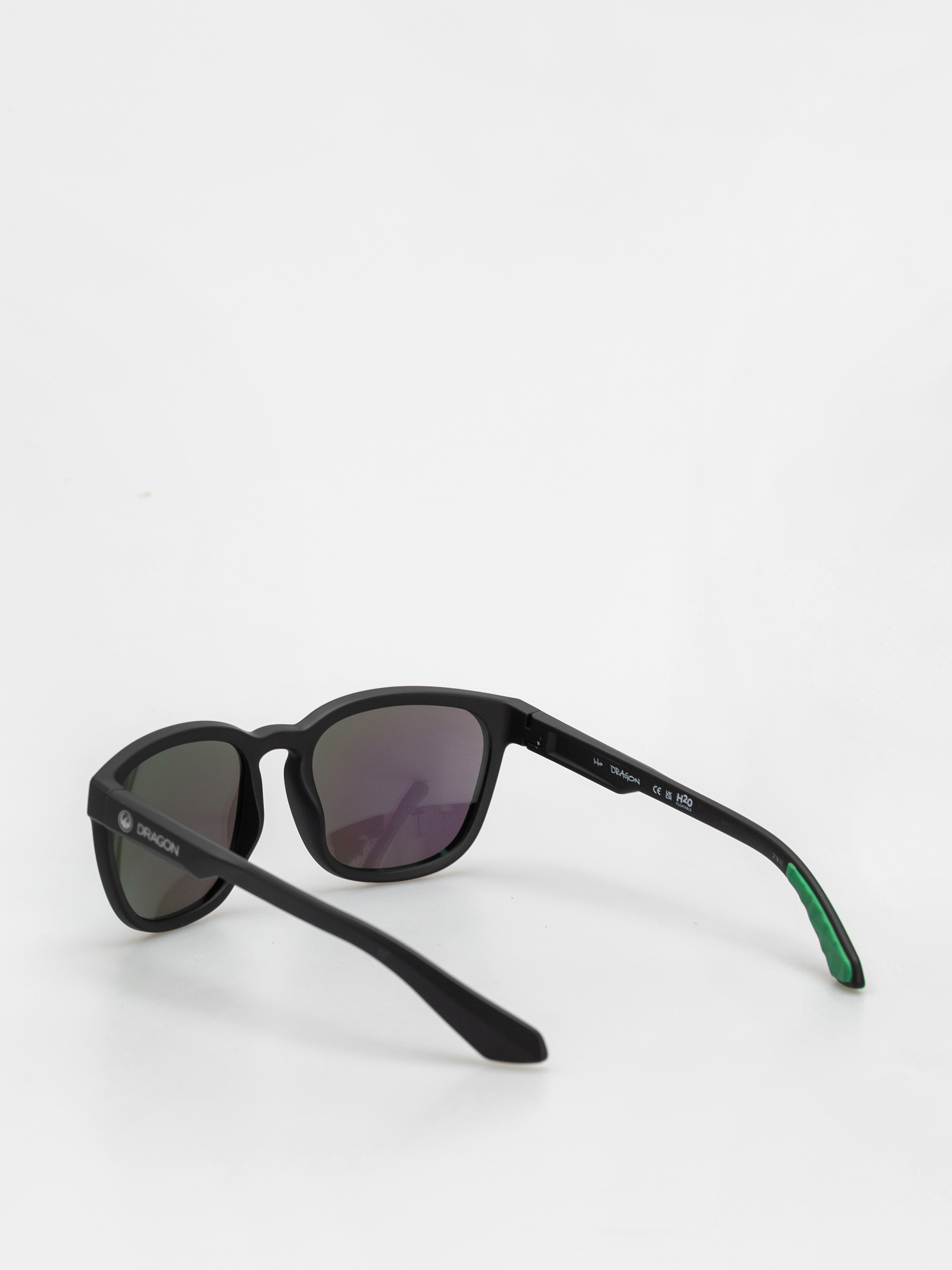 Dragon Dune Sunglasses (matte black h2o/lumalens green ion polar)