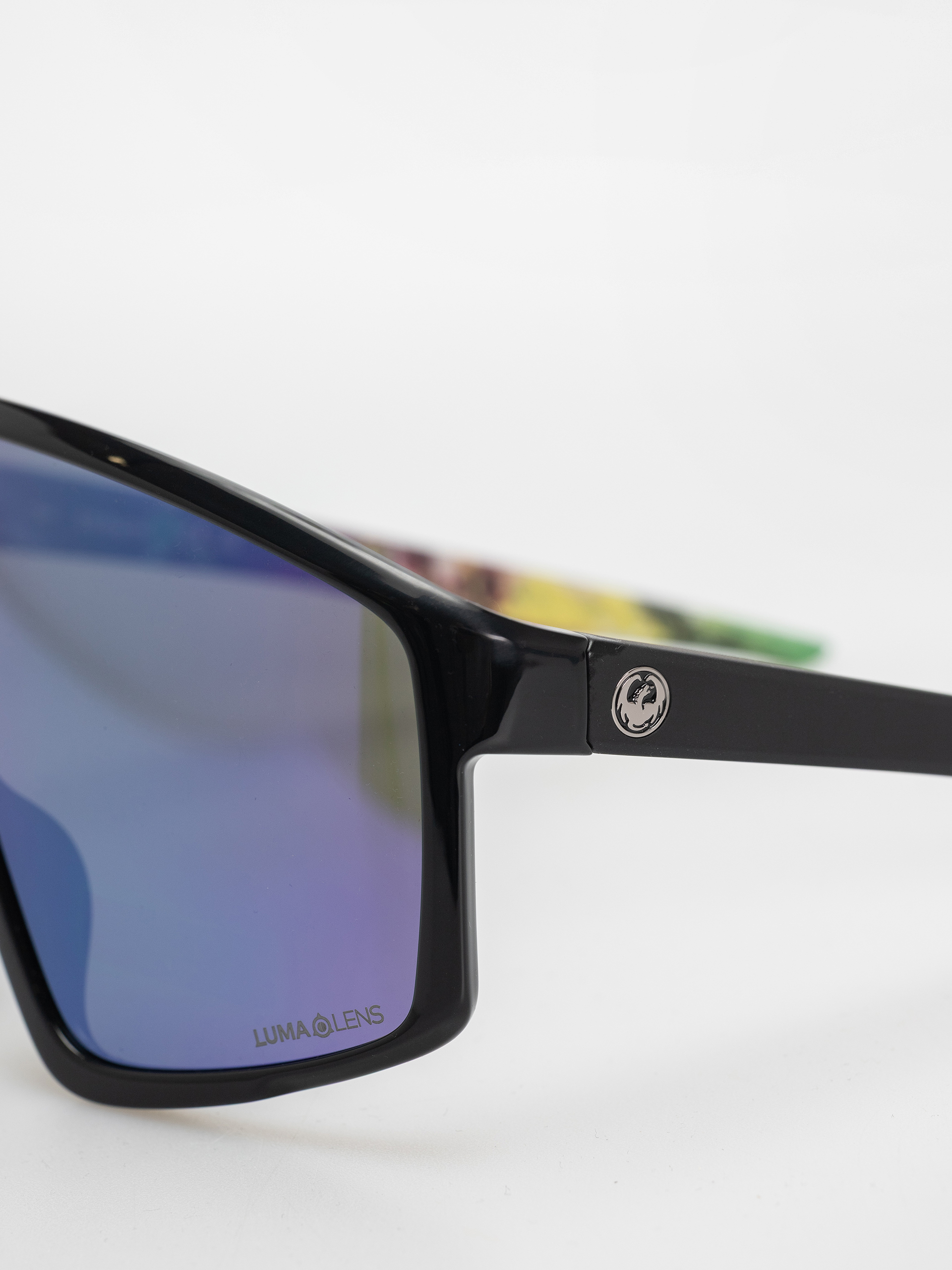Dragon Amped Sunglasses (black/multi/lumalens green ion)