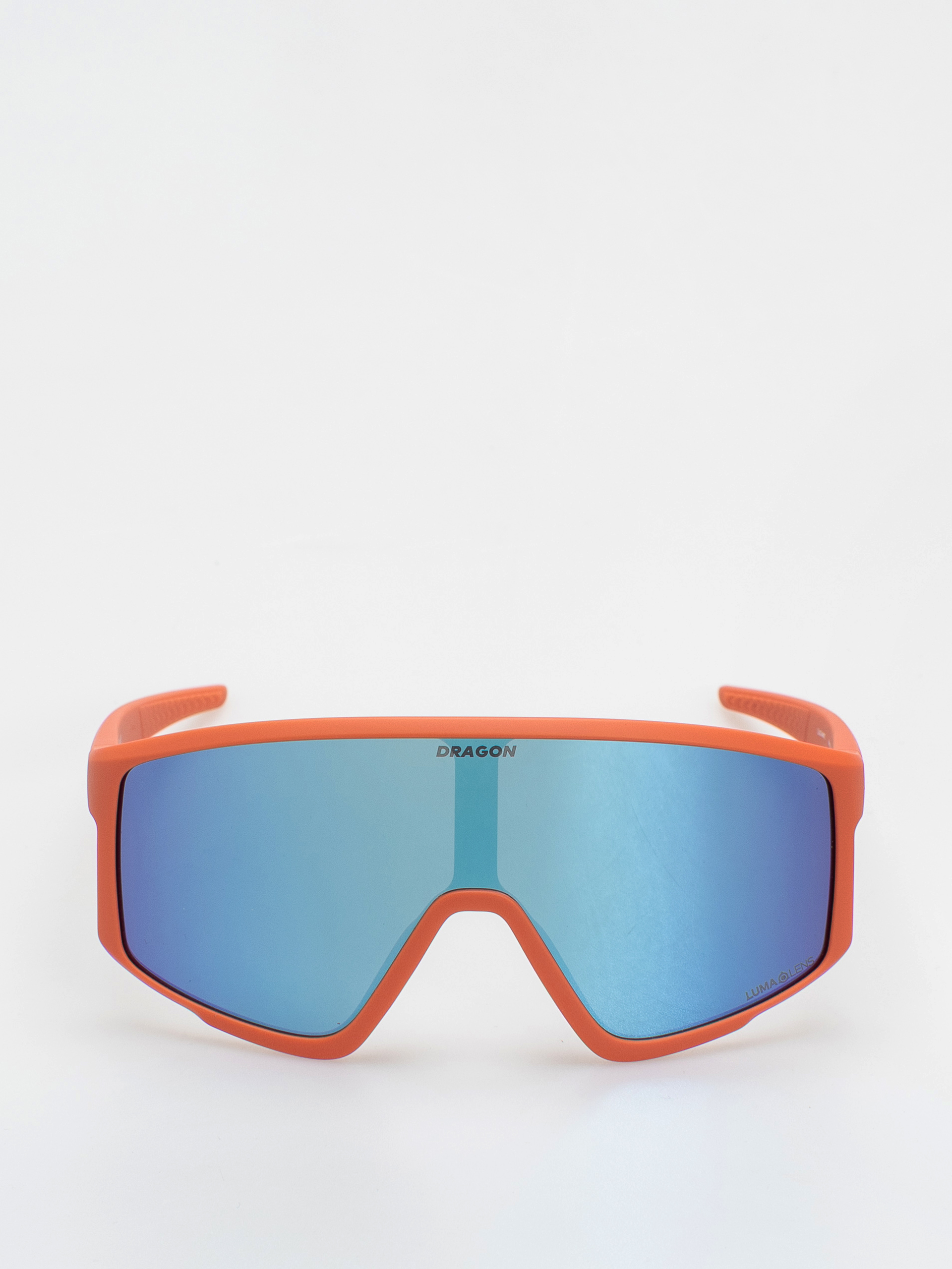 Dragon Amped Sonnenbrille (matte flame/lumalens blue ion)