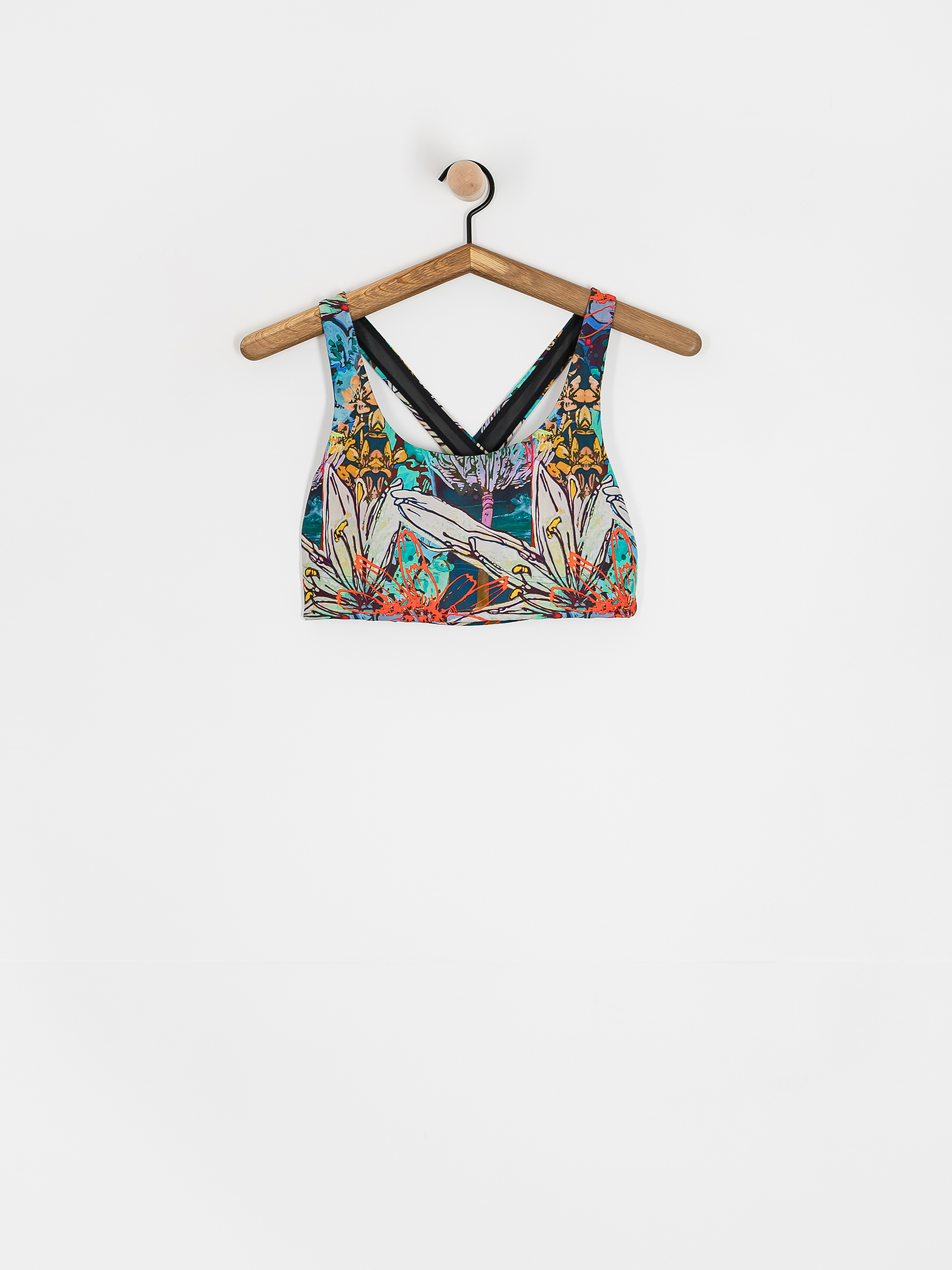 RVCA Sage Cross Back Bra Swimsuit Wmn (jade)