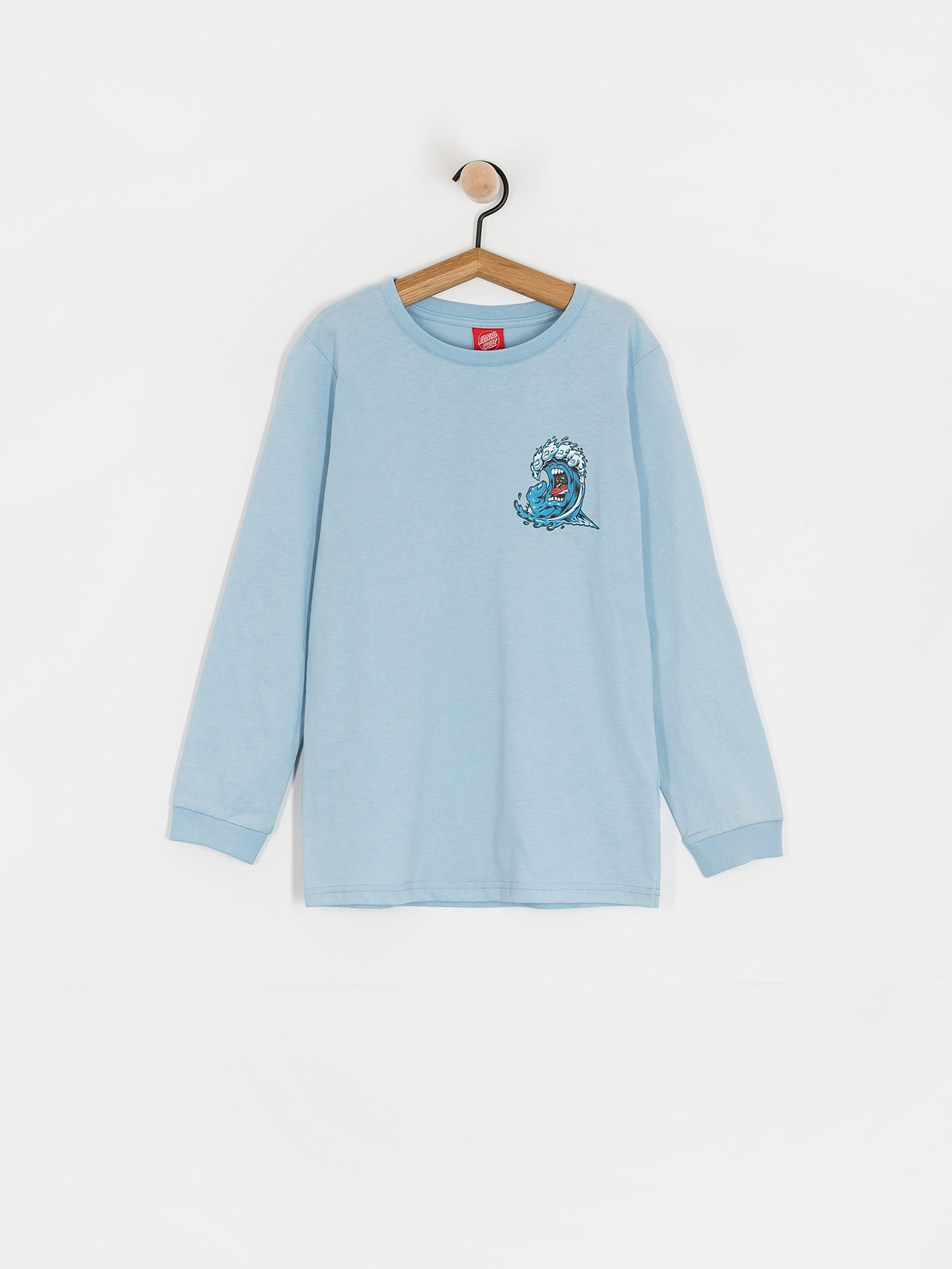 Santa Cruz Screaming Wave JR Longsleeve (sky blue)