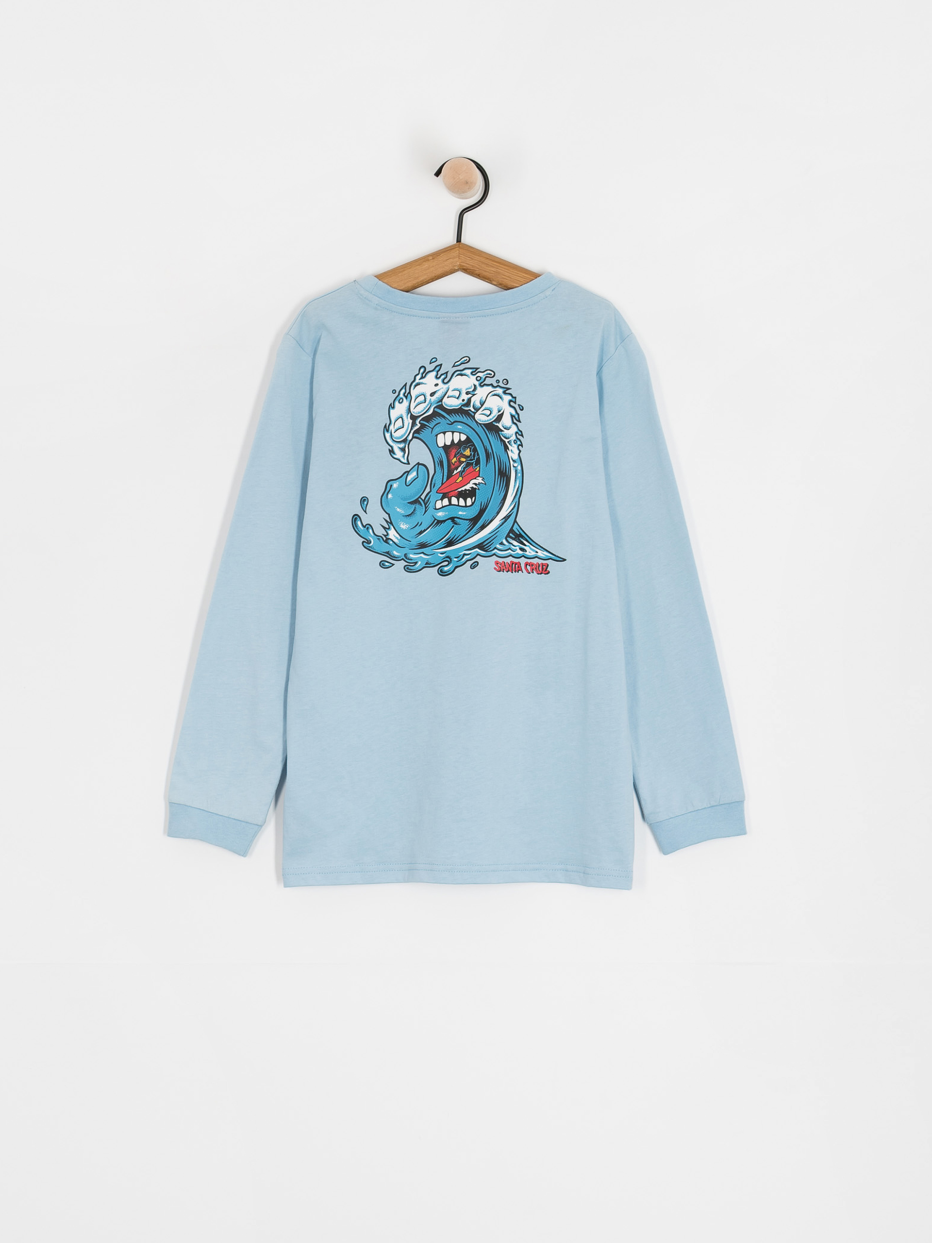 Santa Cruz Screaming Wave JR Longsleeve (sky blue)