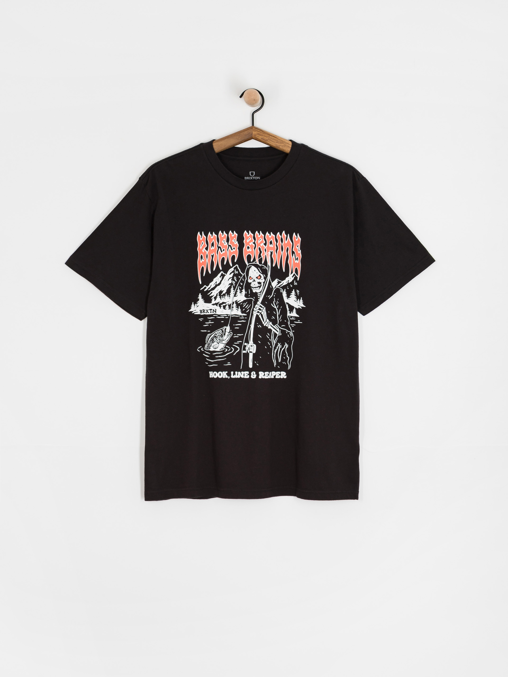 Brixton Bass Brains Reaper T-Shirt (black)