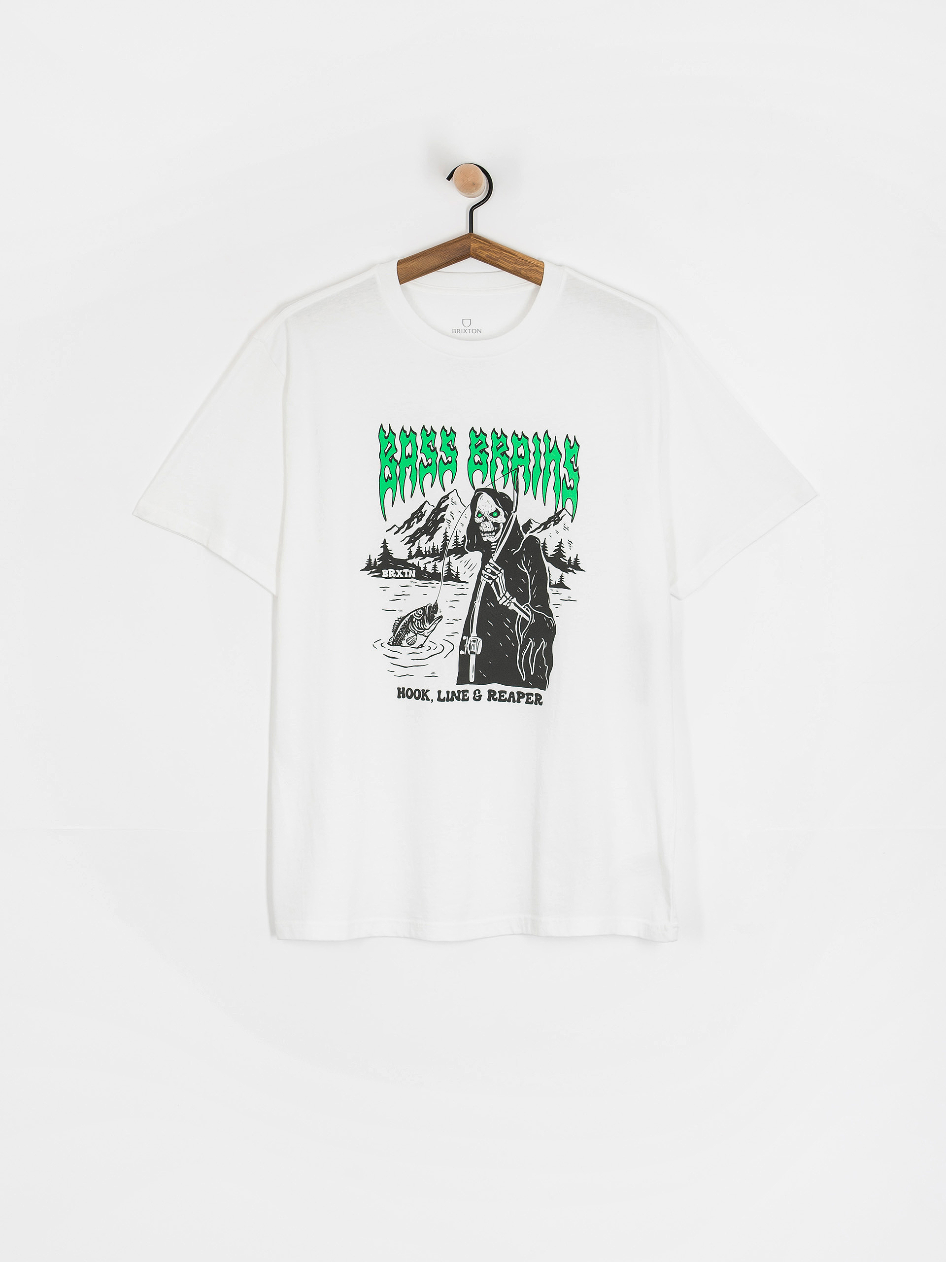 Brixton Bass Brains Reaper T-shirt (white)