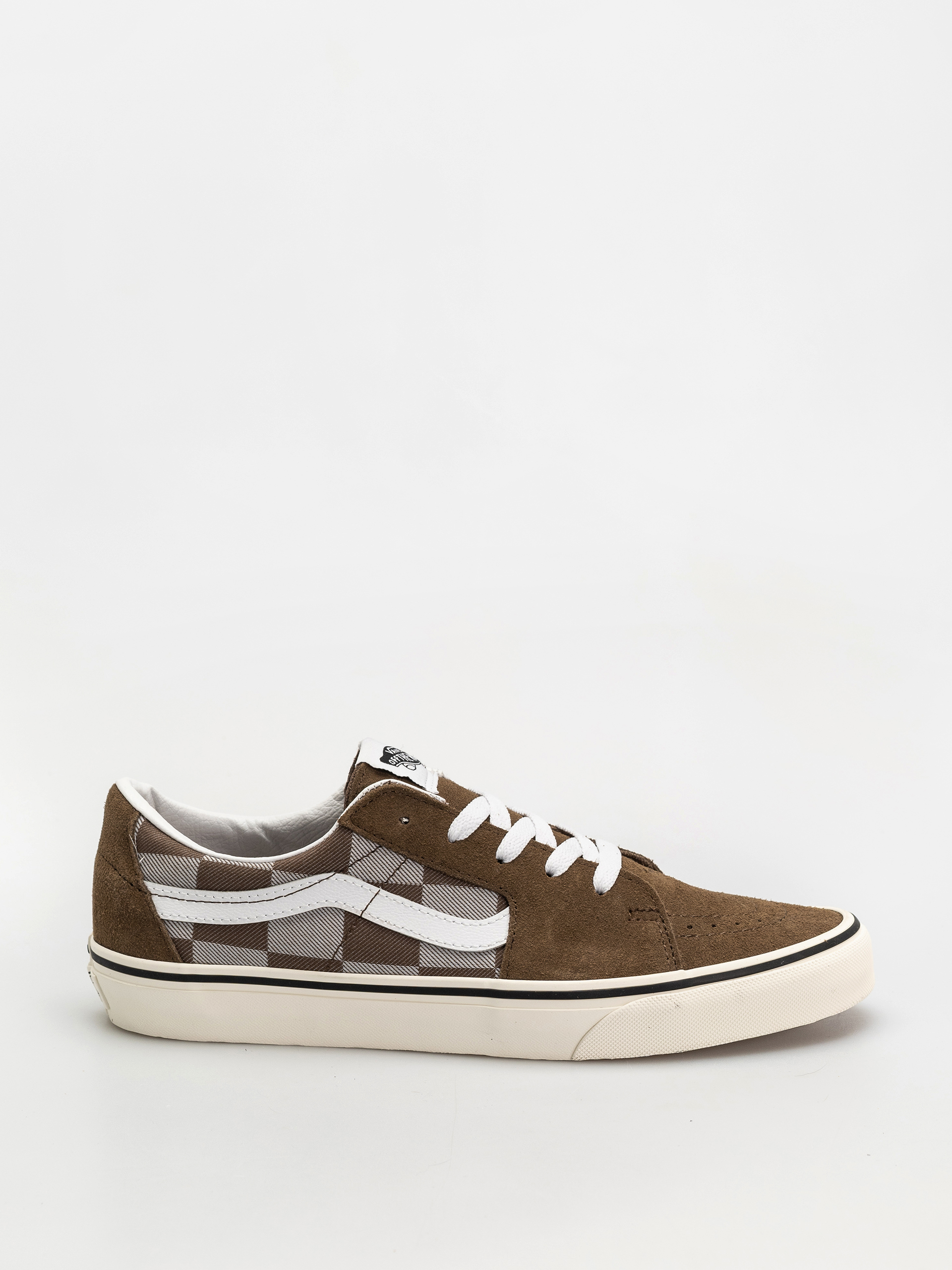 Vans Sk8 Low Shoes (mono checkerboard brown)