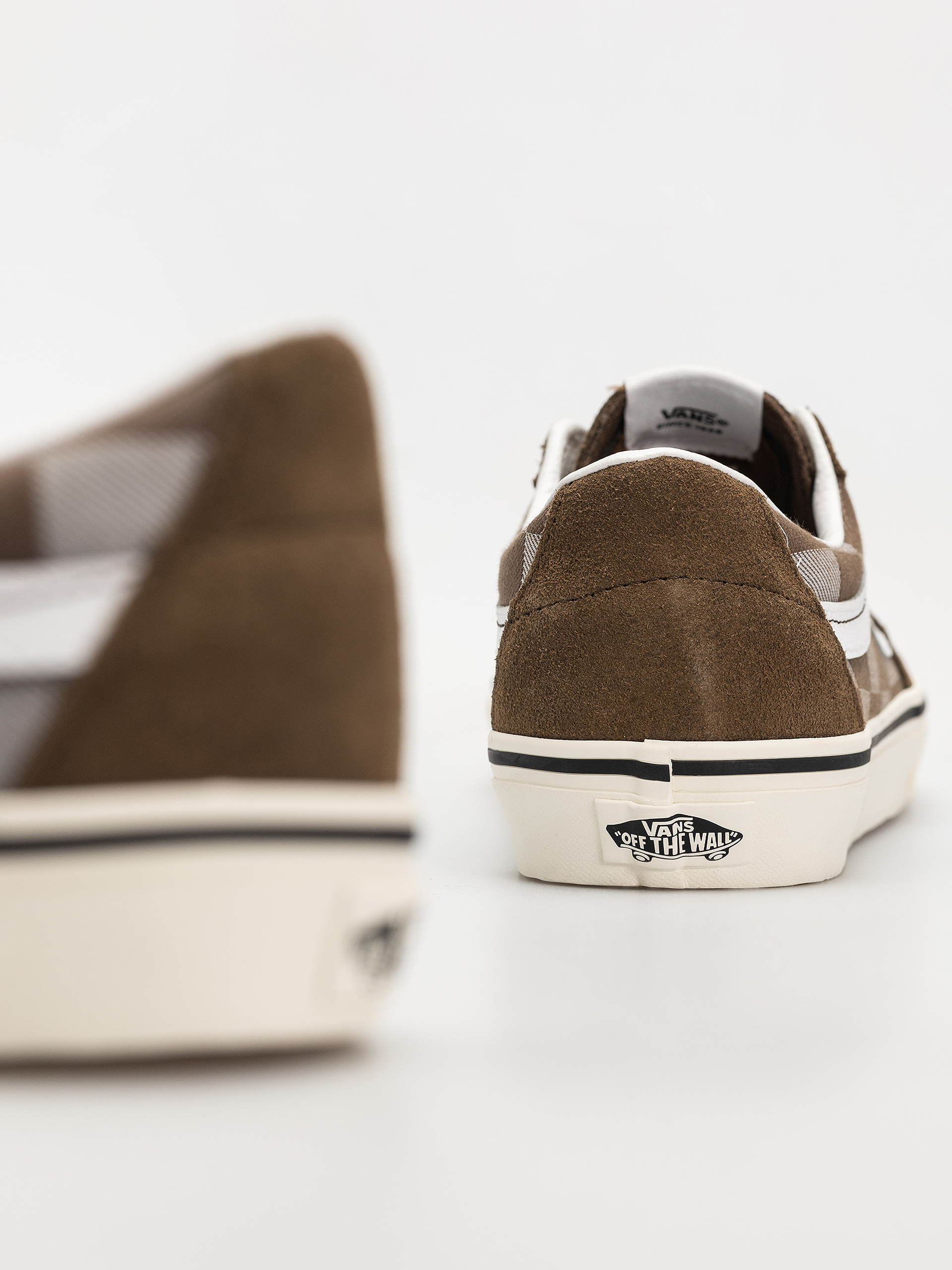 Vans Sk8 Low Schuhe (mono checkerboard brown)