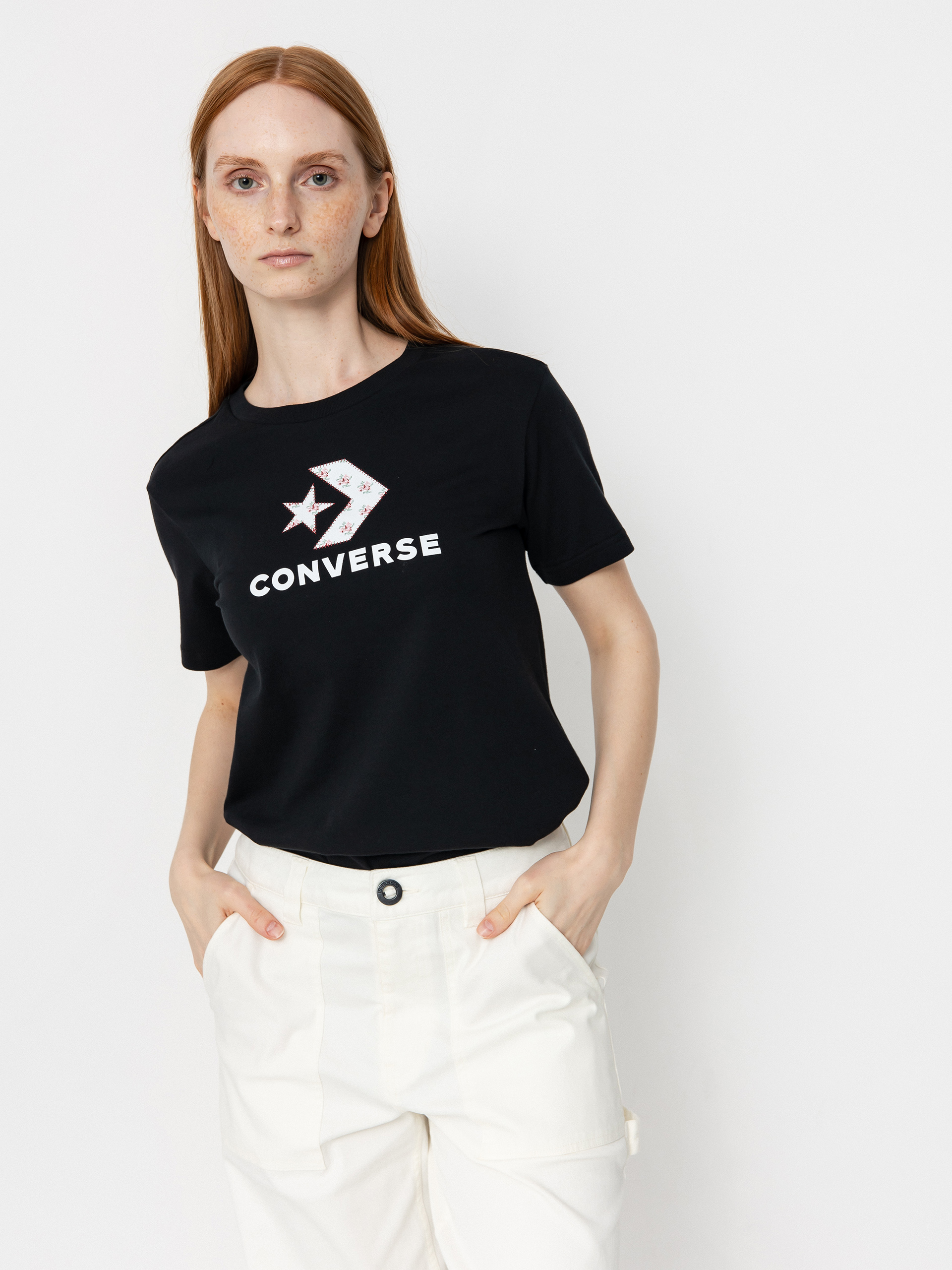 Converse Star Chevron Infill Wmn T-Shirt (converse black)