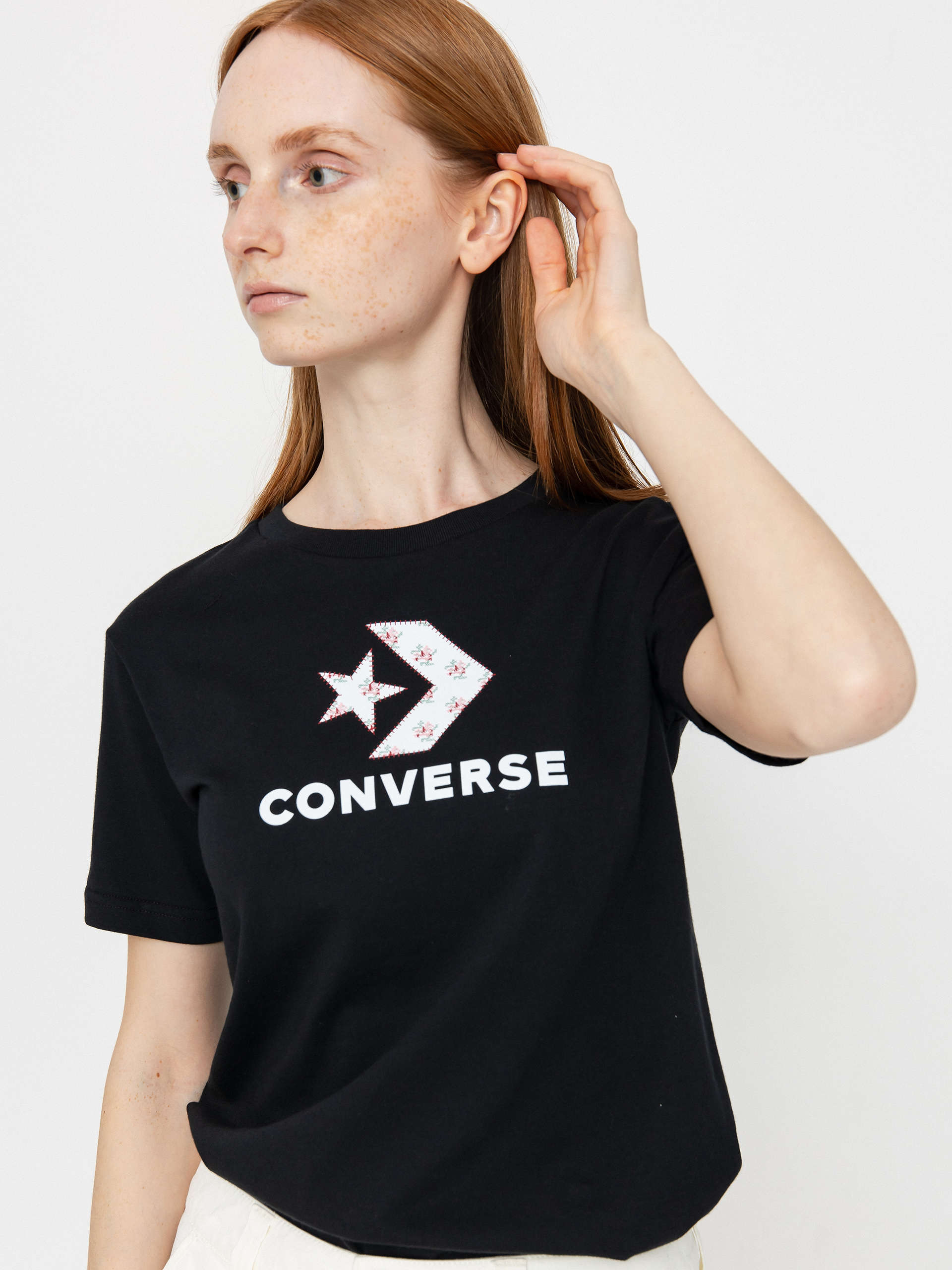 Converse Star Chevron Infill Wmn T-Shirt (converse black)