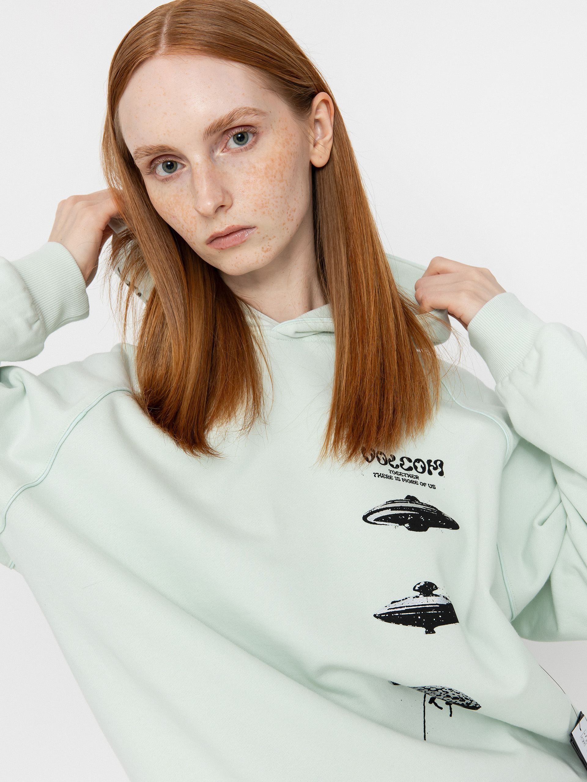 Volcom Hoodie Fa Filip Rygalski HD Wmn (cloud blue)