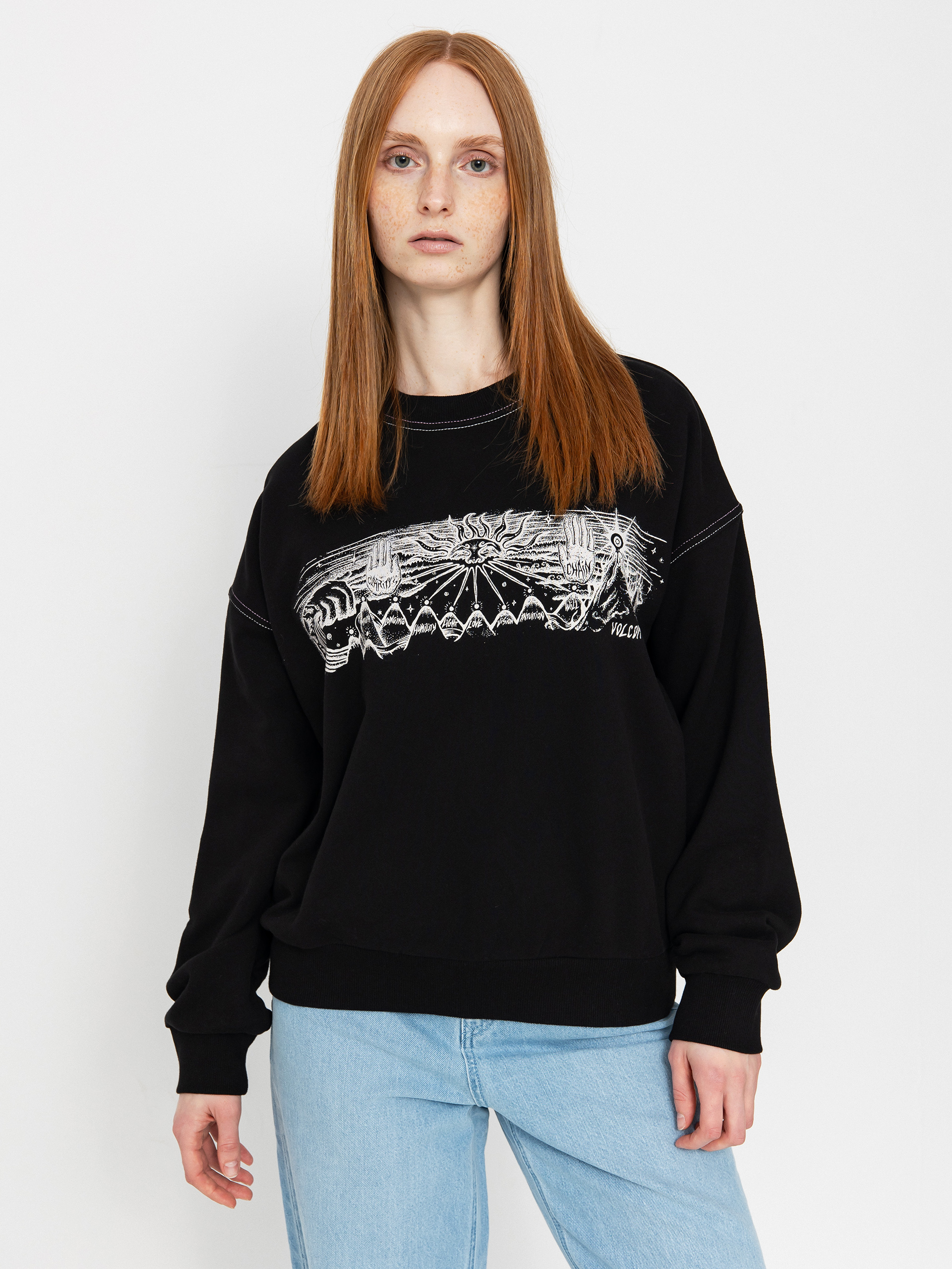 Volcom Sweatshirt Fa Alix Crew Wmn (black)