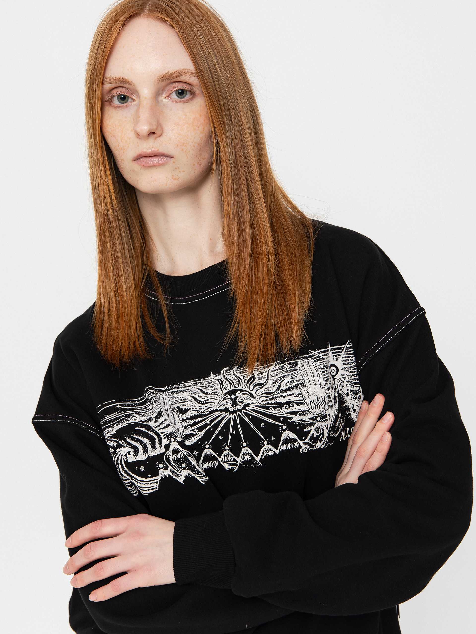 Volcom Sweatshirt Fa Alix Crew Wmn (black)