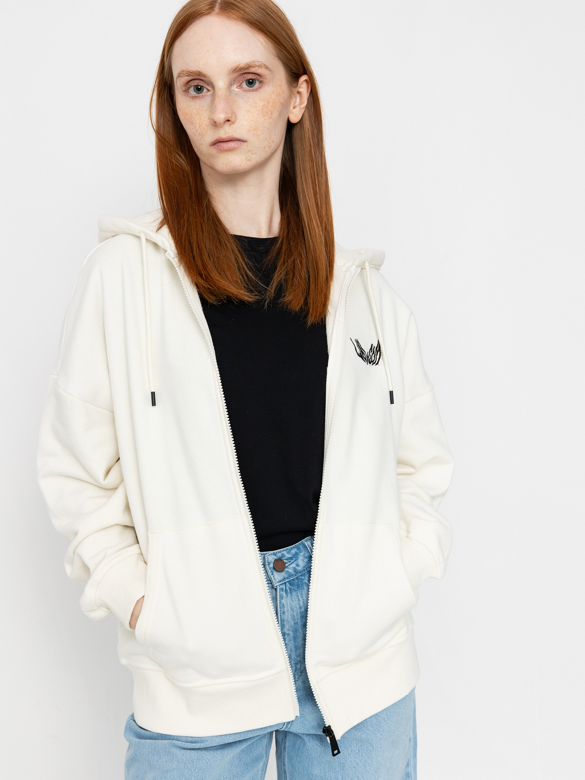 Volcom Hoodie Fa Alix ZHD Wmn (star white)