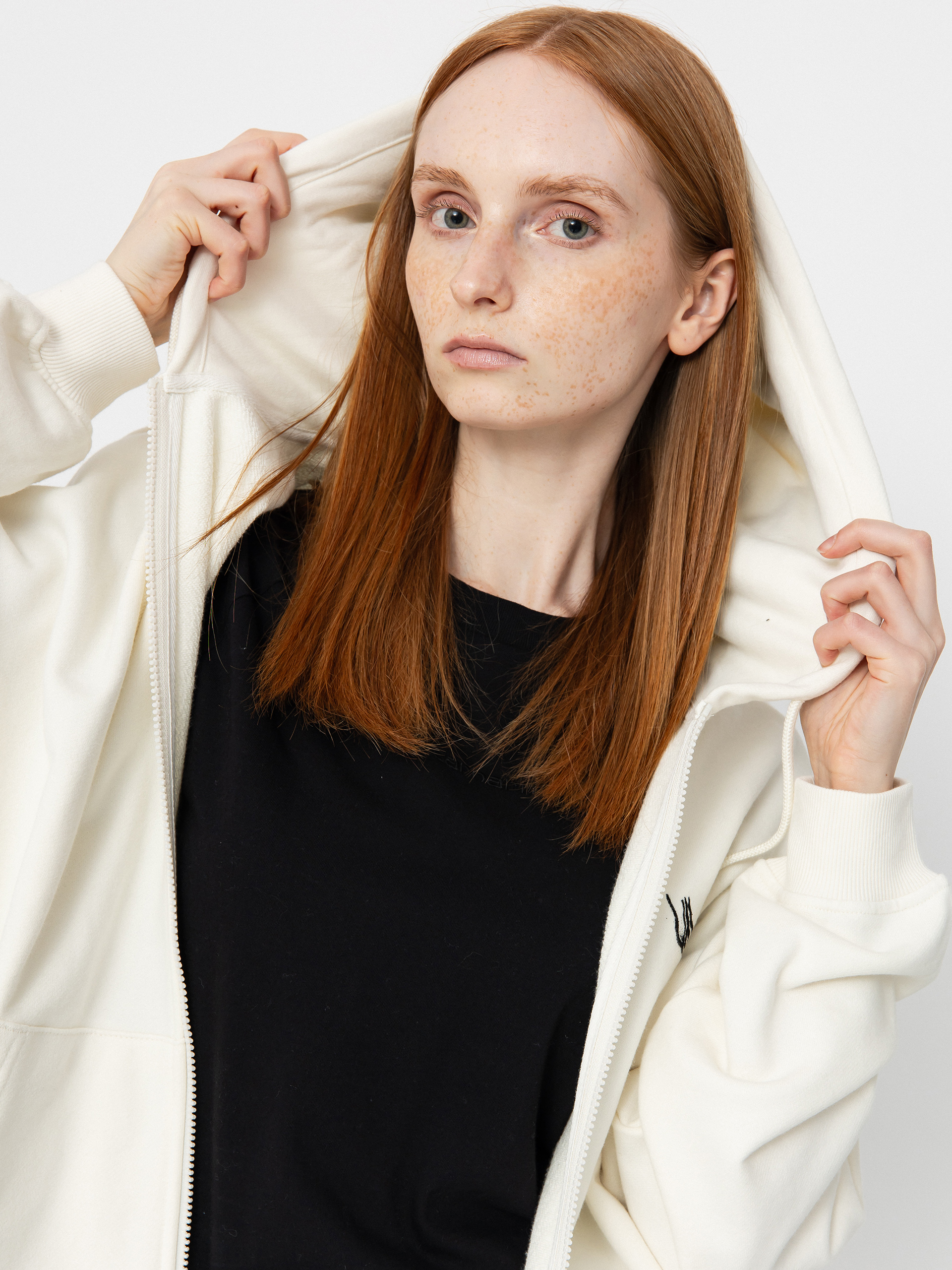 Volcom Hoodie Fa Alix ZHD Wmn (star white)