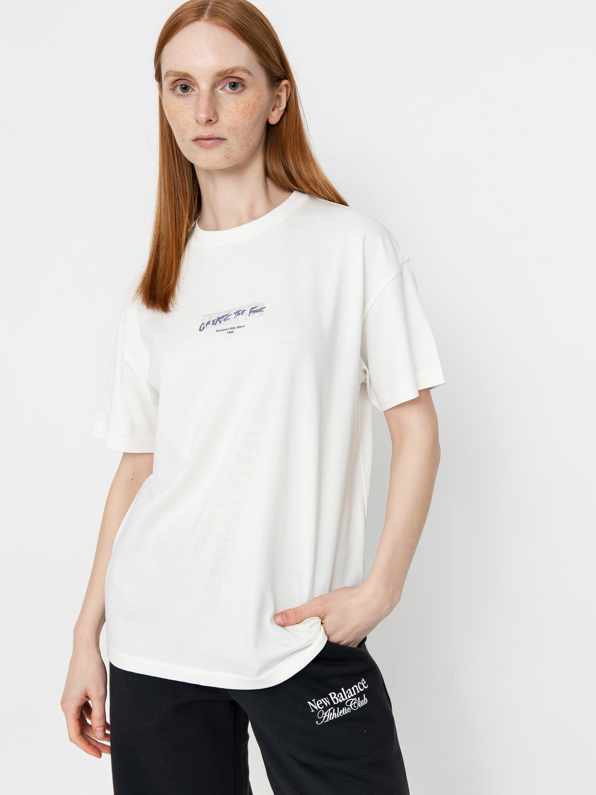 Vans T-Shirt Firemade Oversized Wmn (marshmallow)