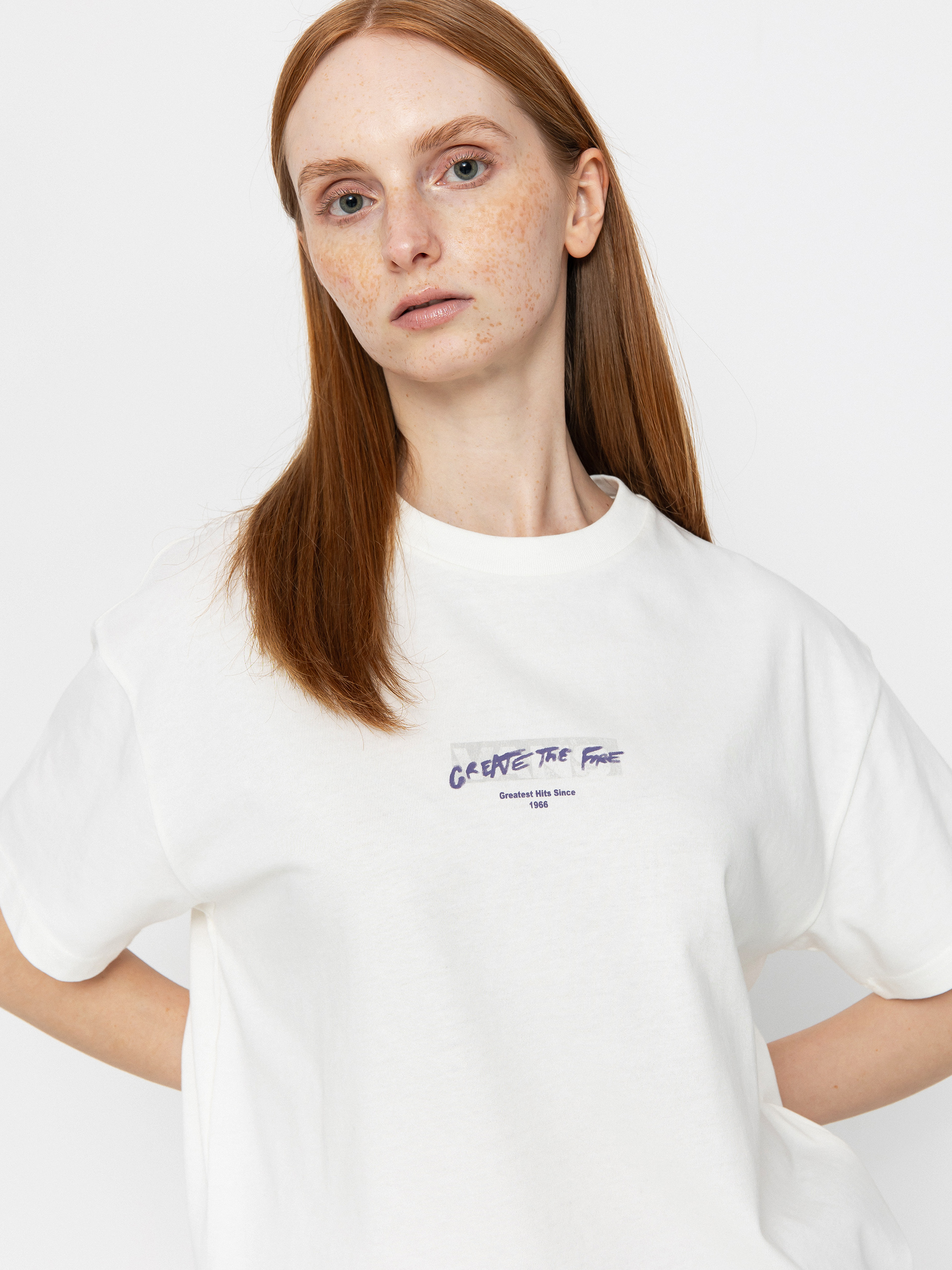 Vans T-Shirt Firemade Oversized Wmn (marshmallow)