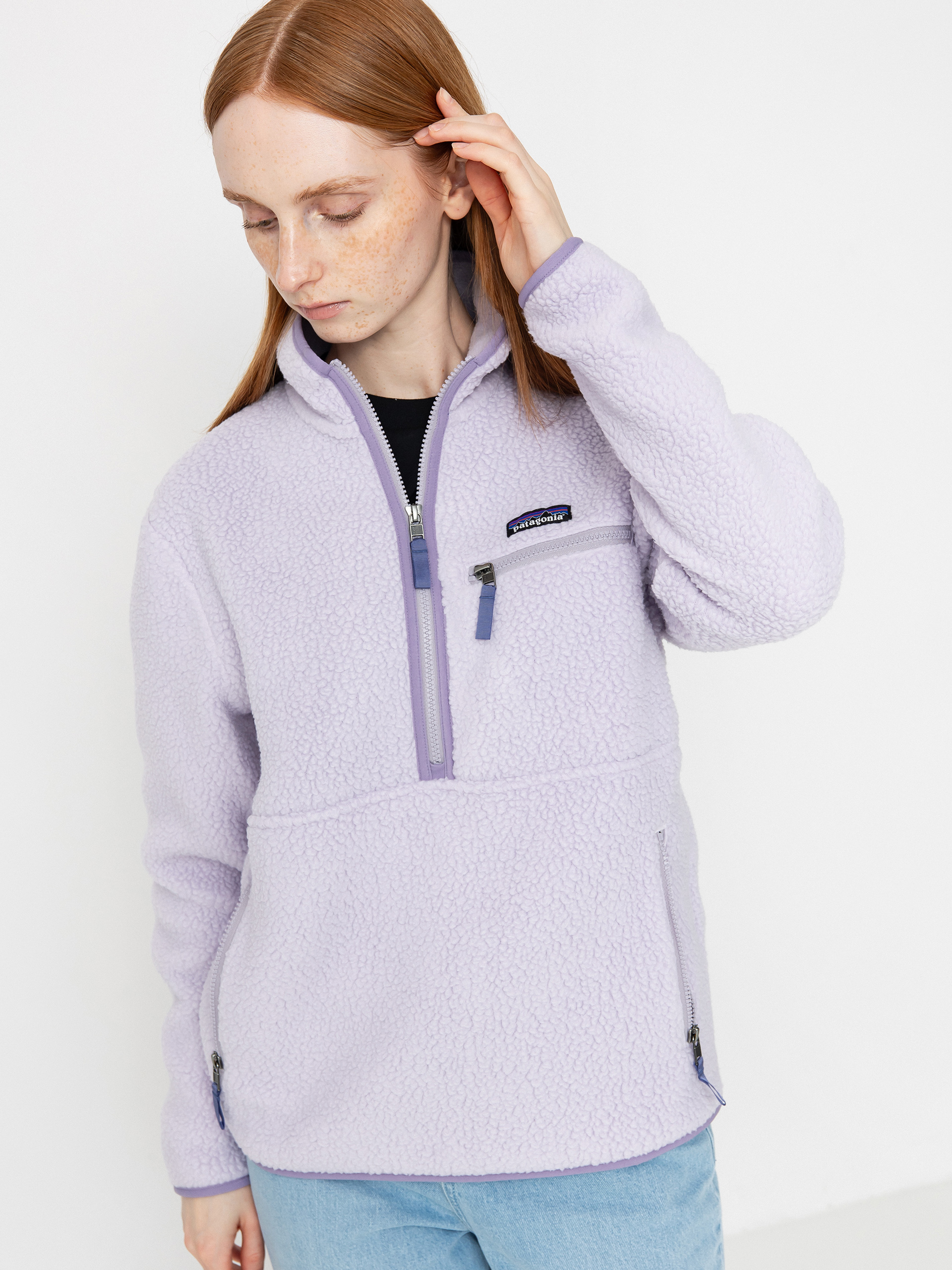 Patagonia Retro Pile Marsupial Wmn Fleece Jacke (foxglove purple)