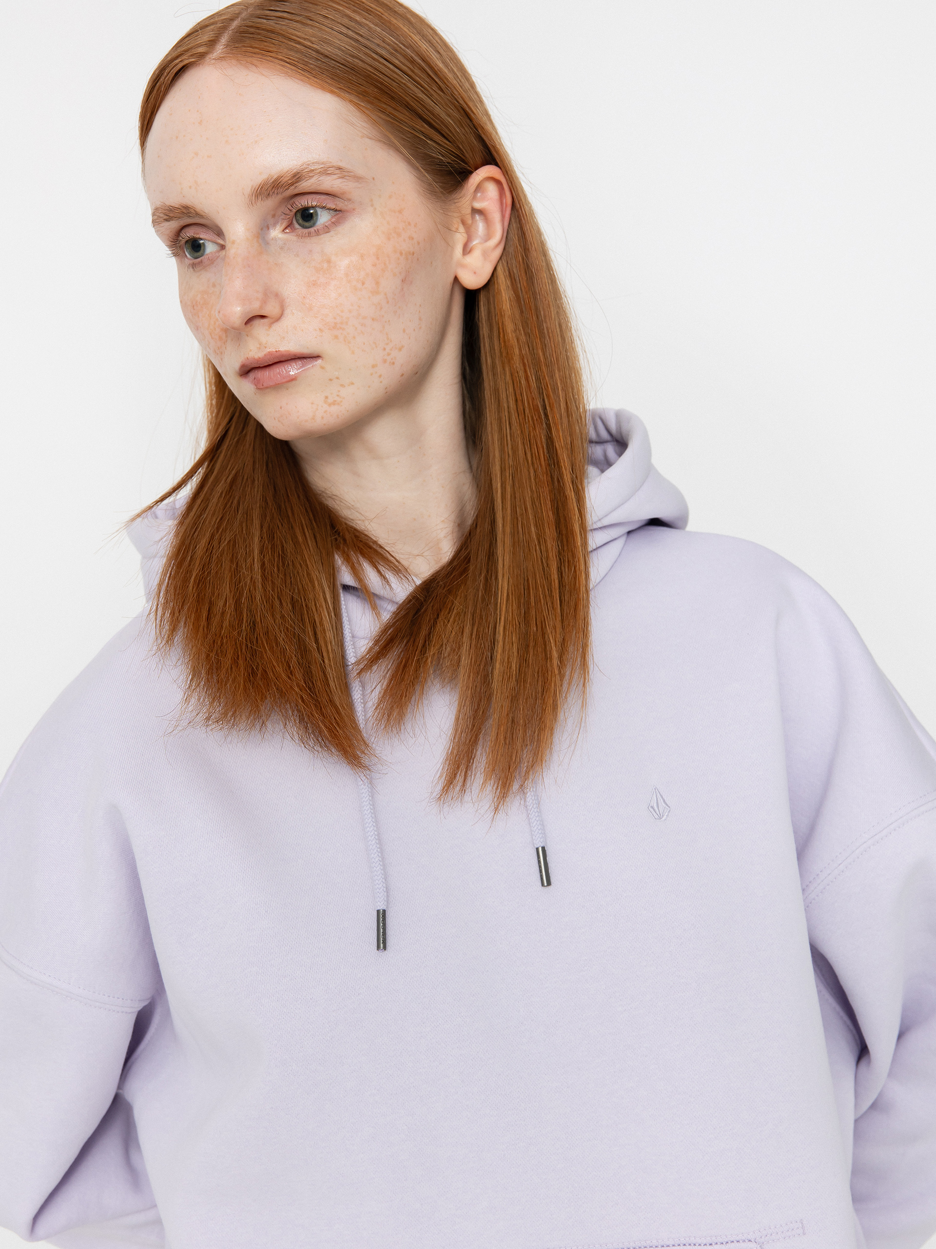 Volcom Hoodie Stone Heart Up HD Wmn (dusty lavender)
