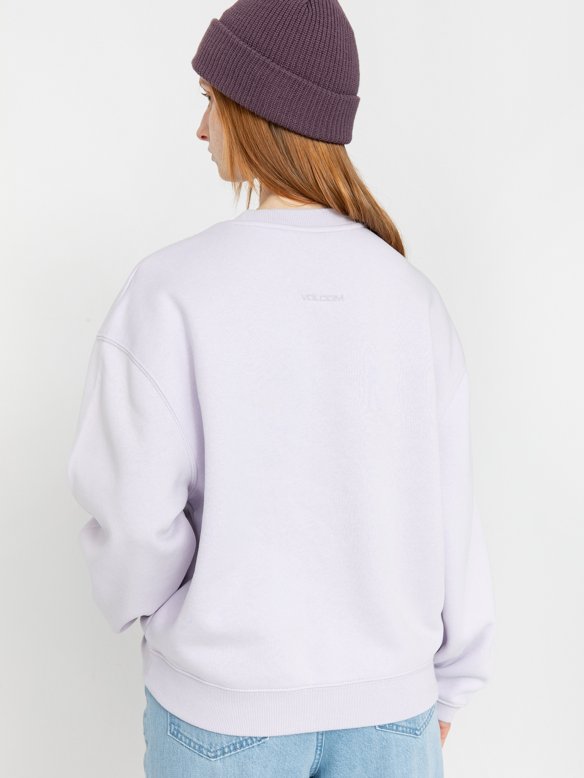 Volcom Sweatshirt Stone Heart Up Crew Wmn (dusty lavender)