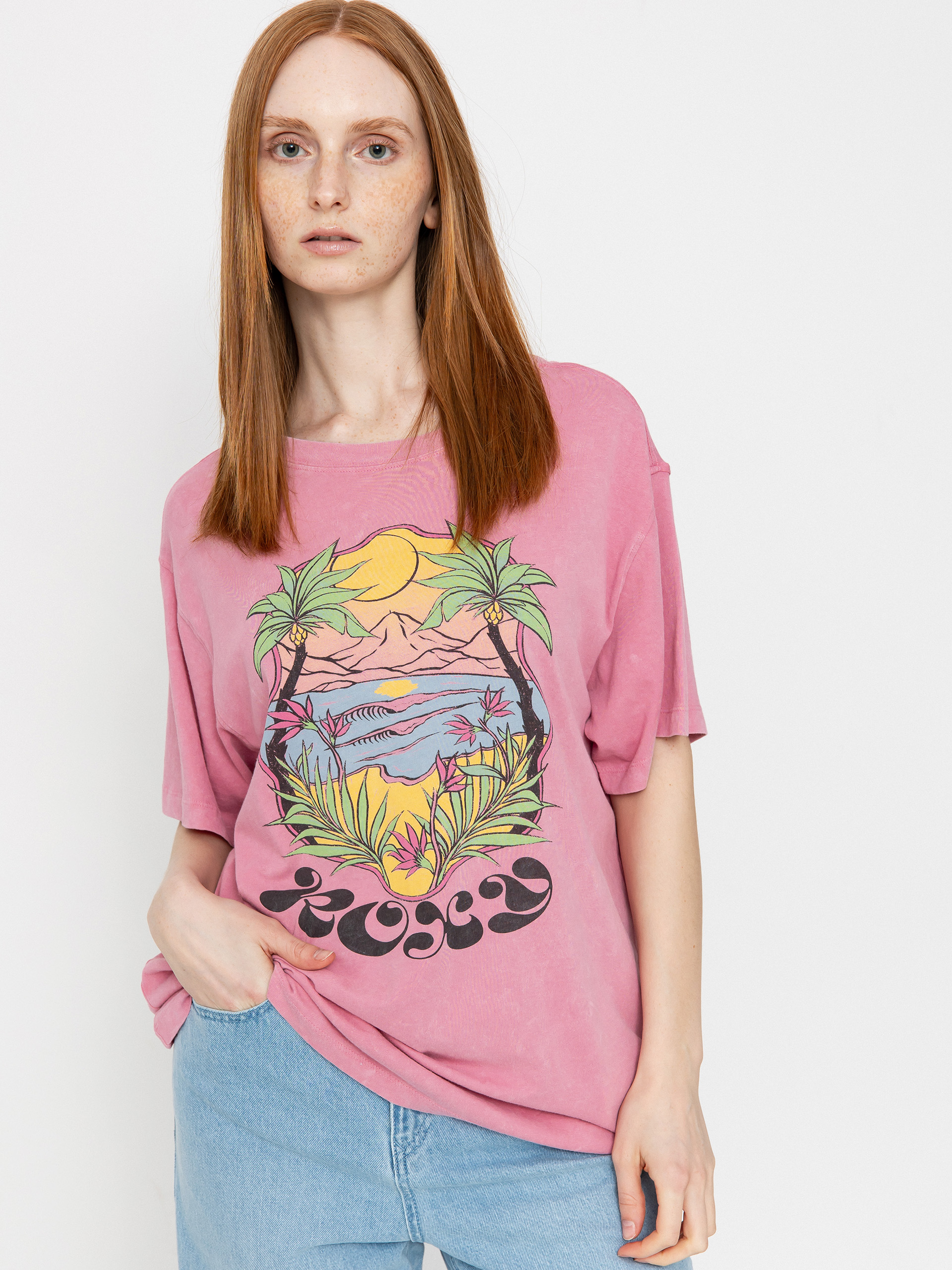 Roxy Sunnyoversize Optic Wash Wmn T-Shirt (orchid smoke)