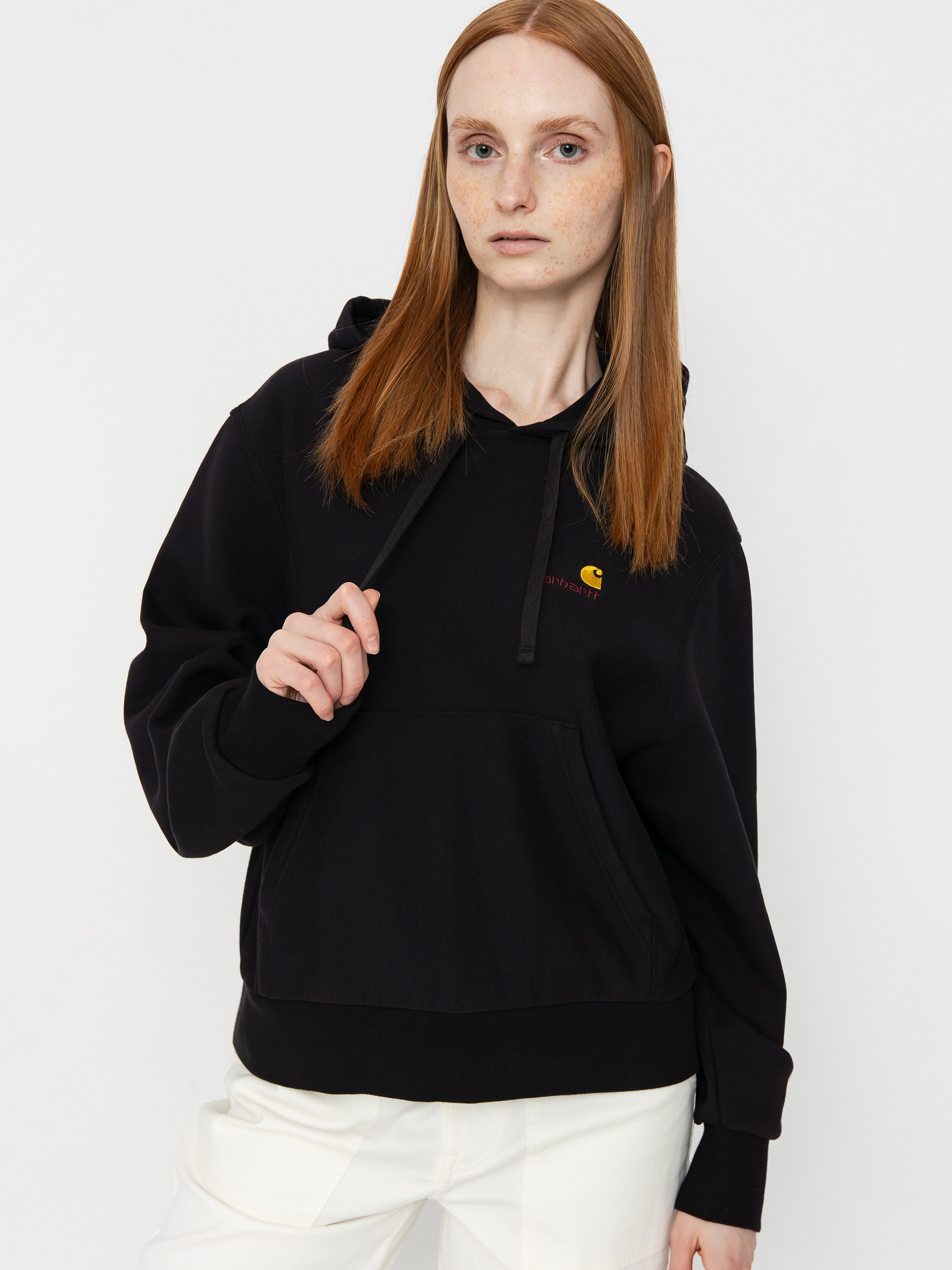 Carhartt WIP American Script HD Wmn Hoodie (black)