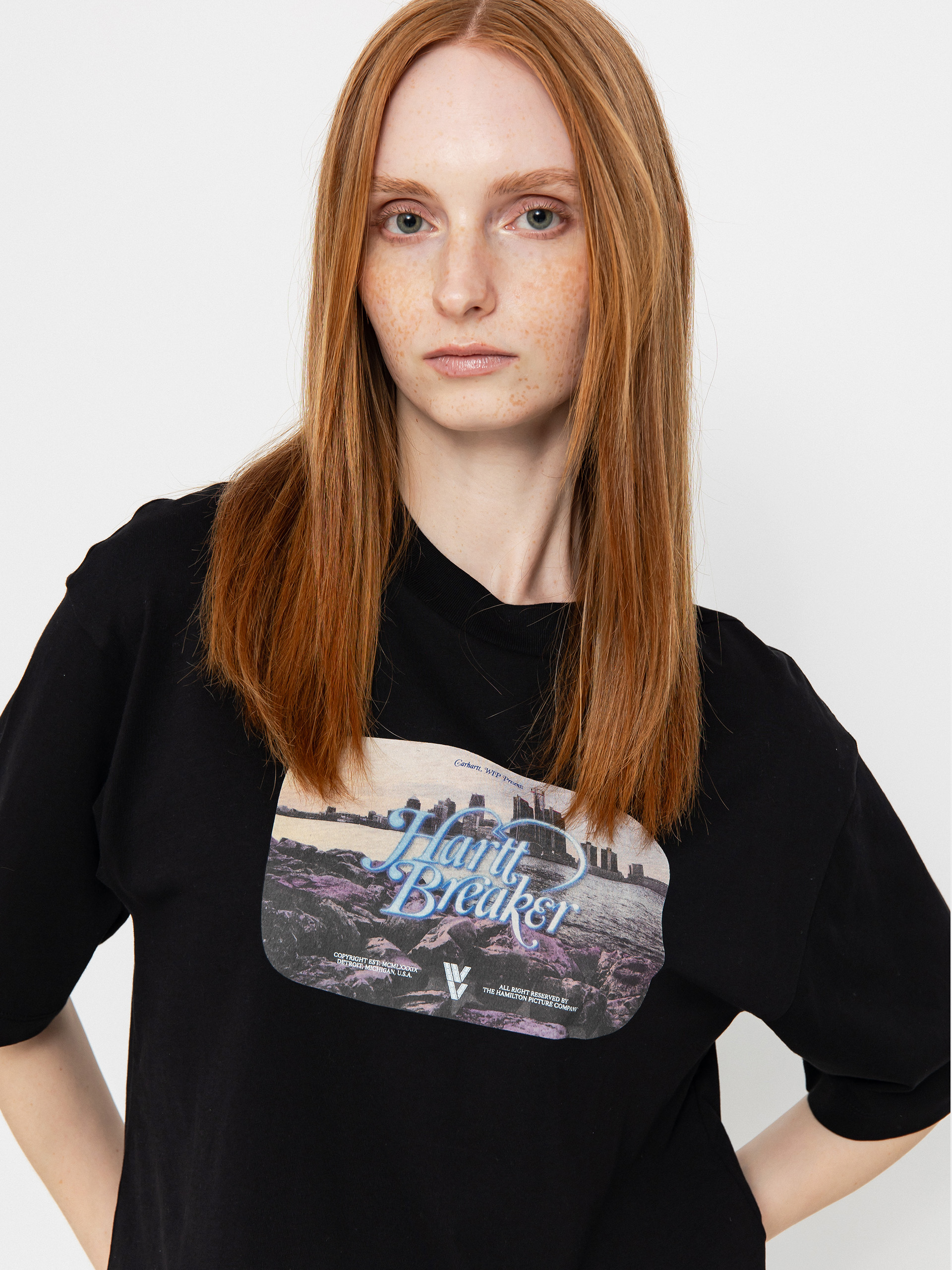 Carhartt WIP T-Shirt Greatest Flicks Wmn (black)