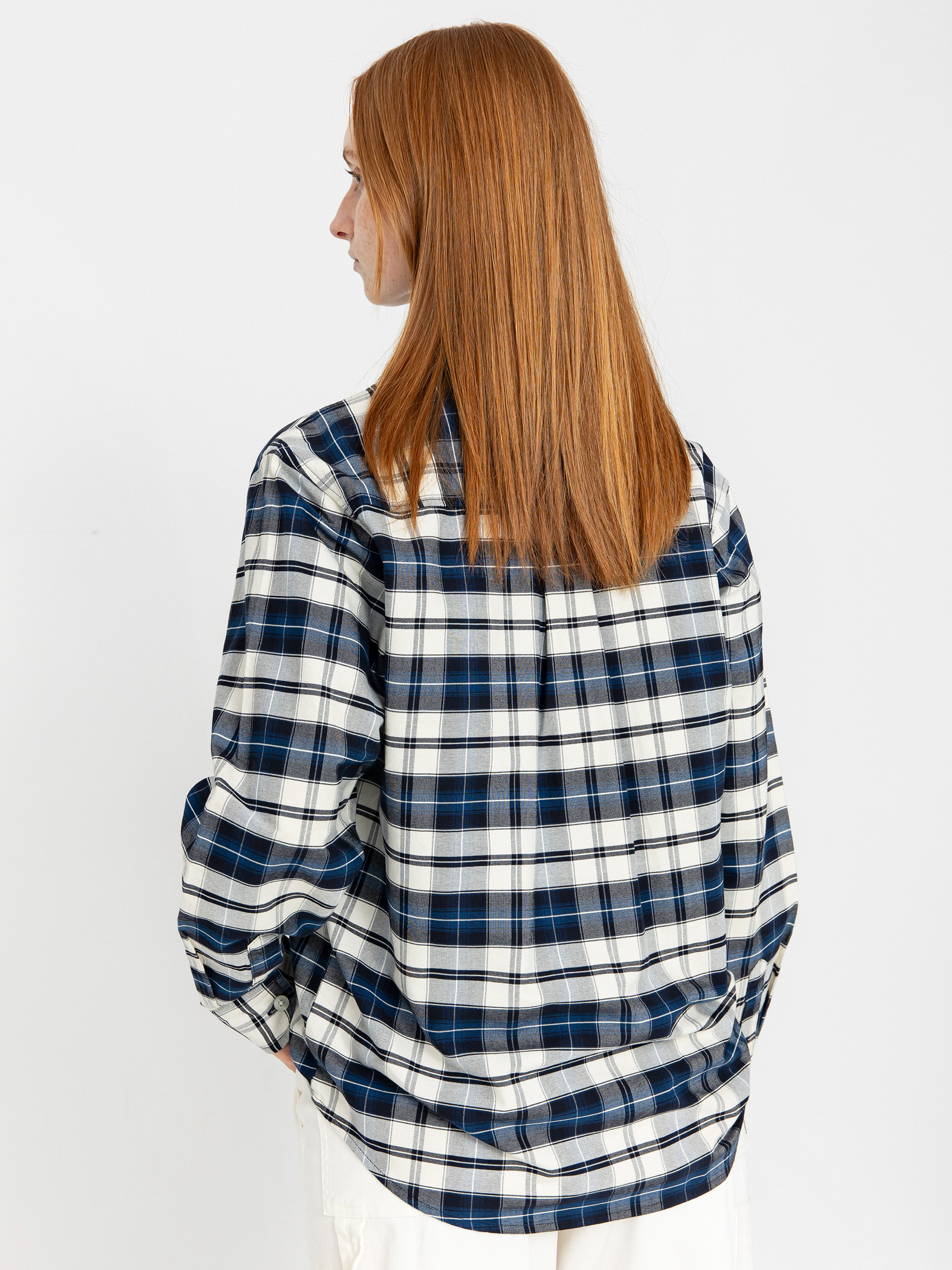 Carhartt WIP Tarbell Wmn Shirt (tarbell check/dark navy/white)