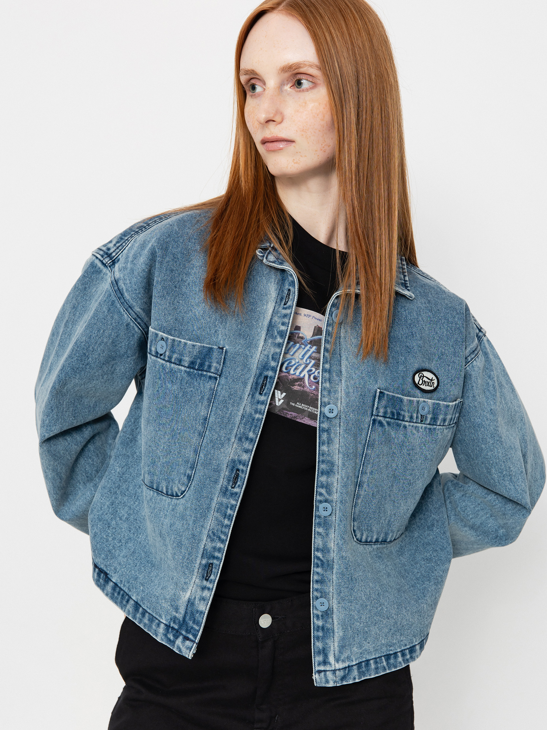 Brixton Utopia Overshirt Wmn Shirt (lt denim)