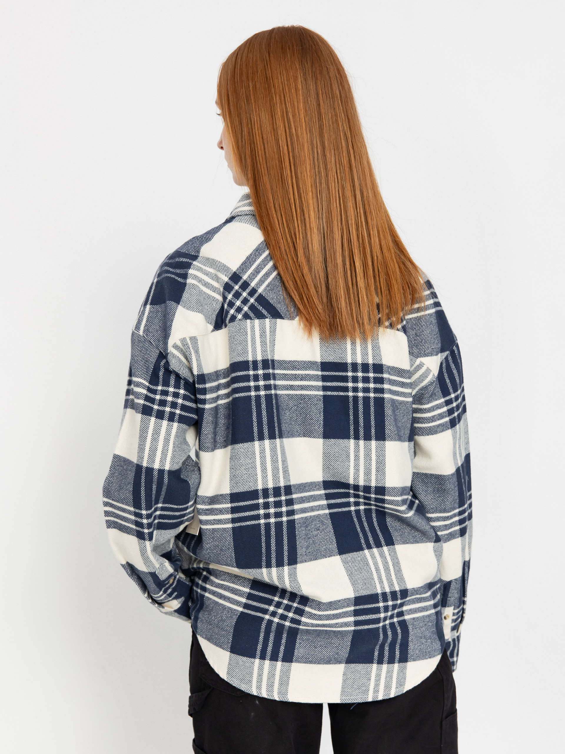 Brixton Bowery Classic Flannel Wmn Hemd (azure blue/whitecap plaid)