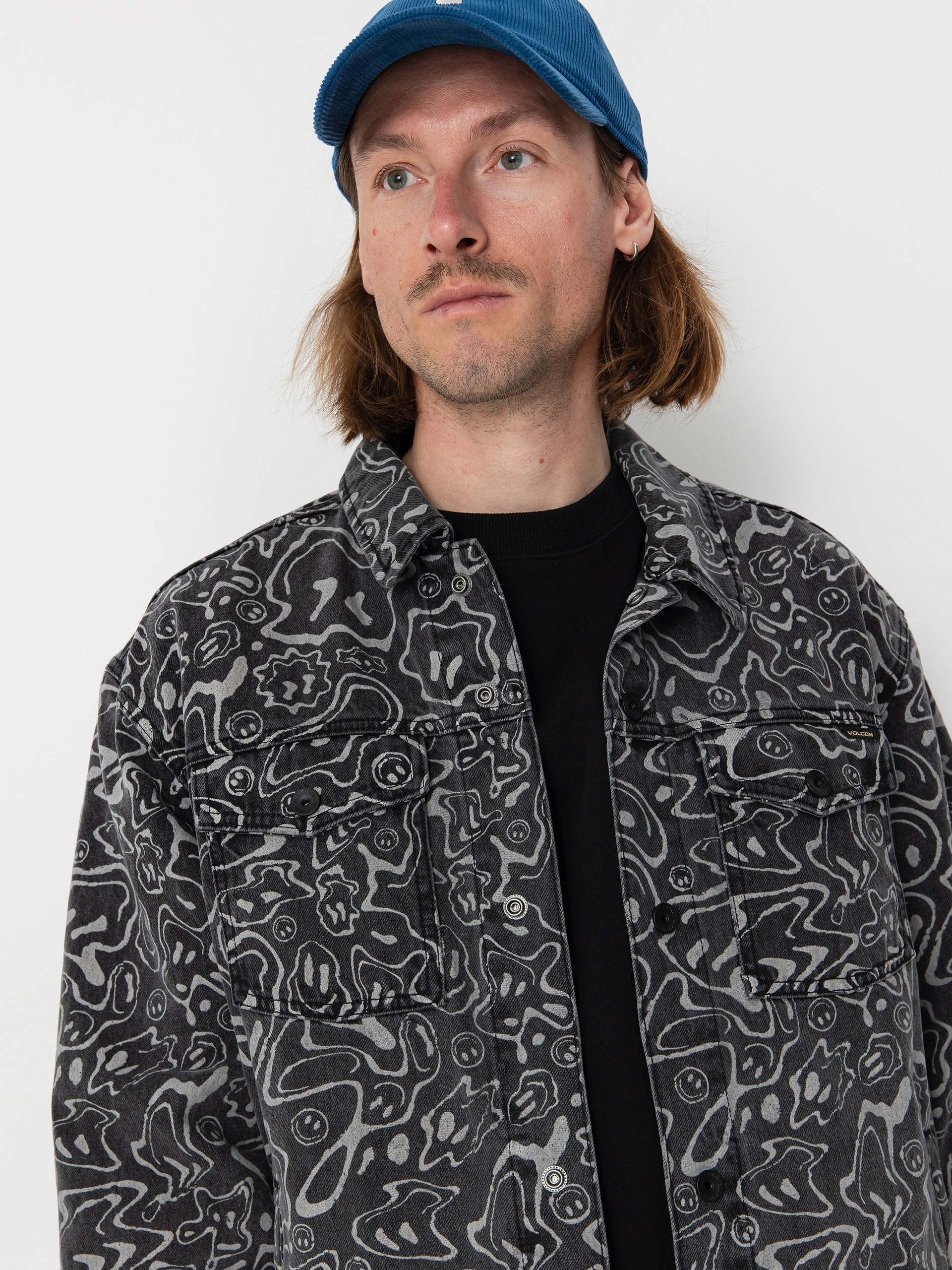 Volcom Jacket Fa F Rygalski - grey (black print)