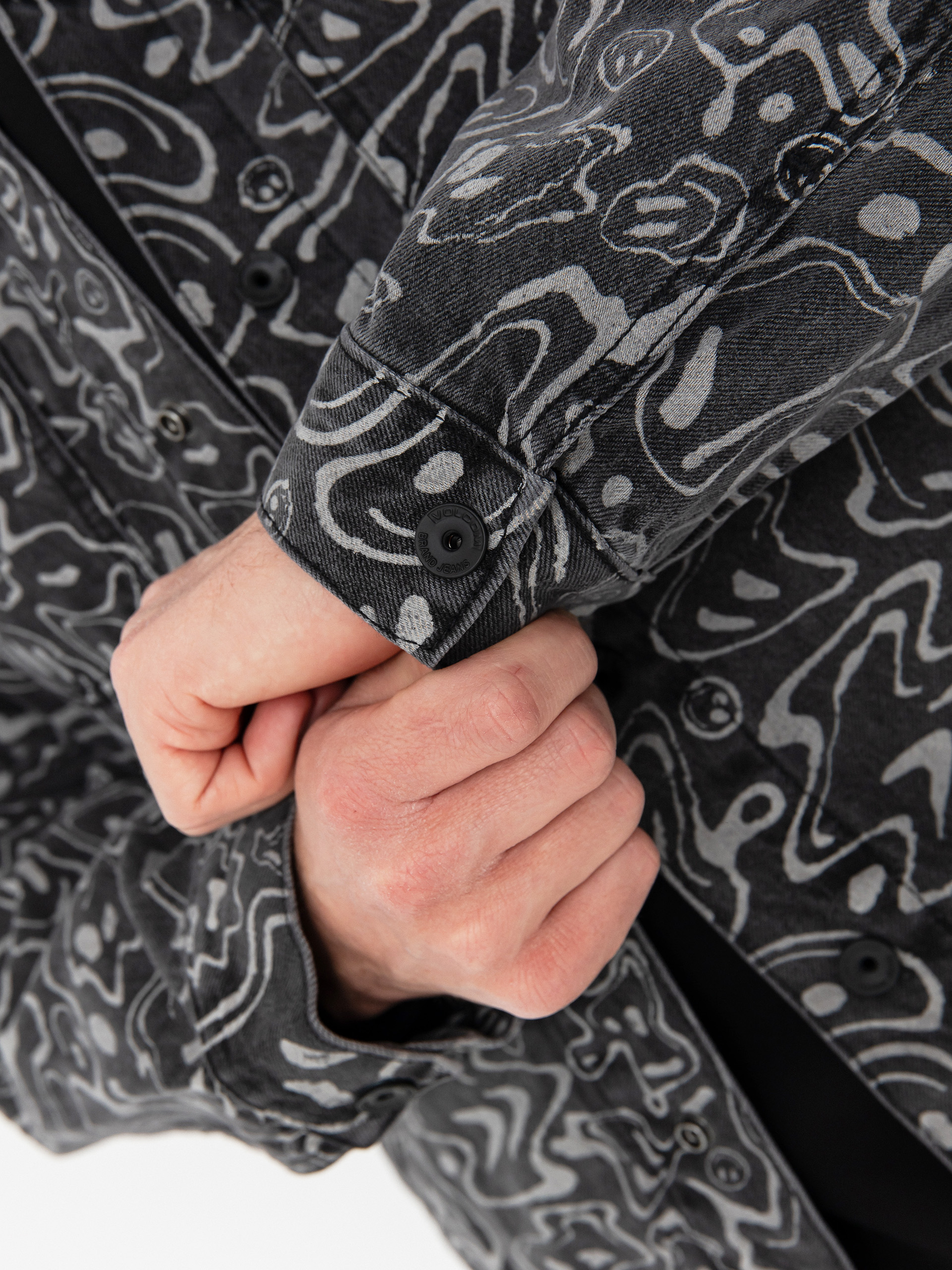 Volcom Jacke Fa F Rygalski (black print)