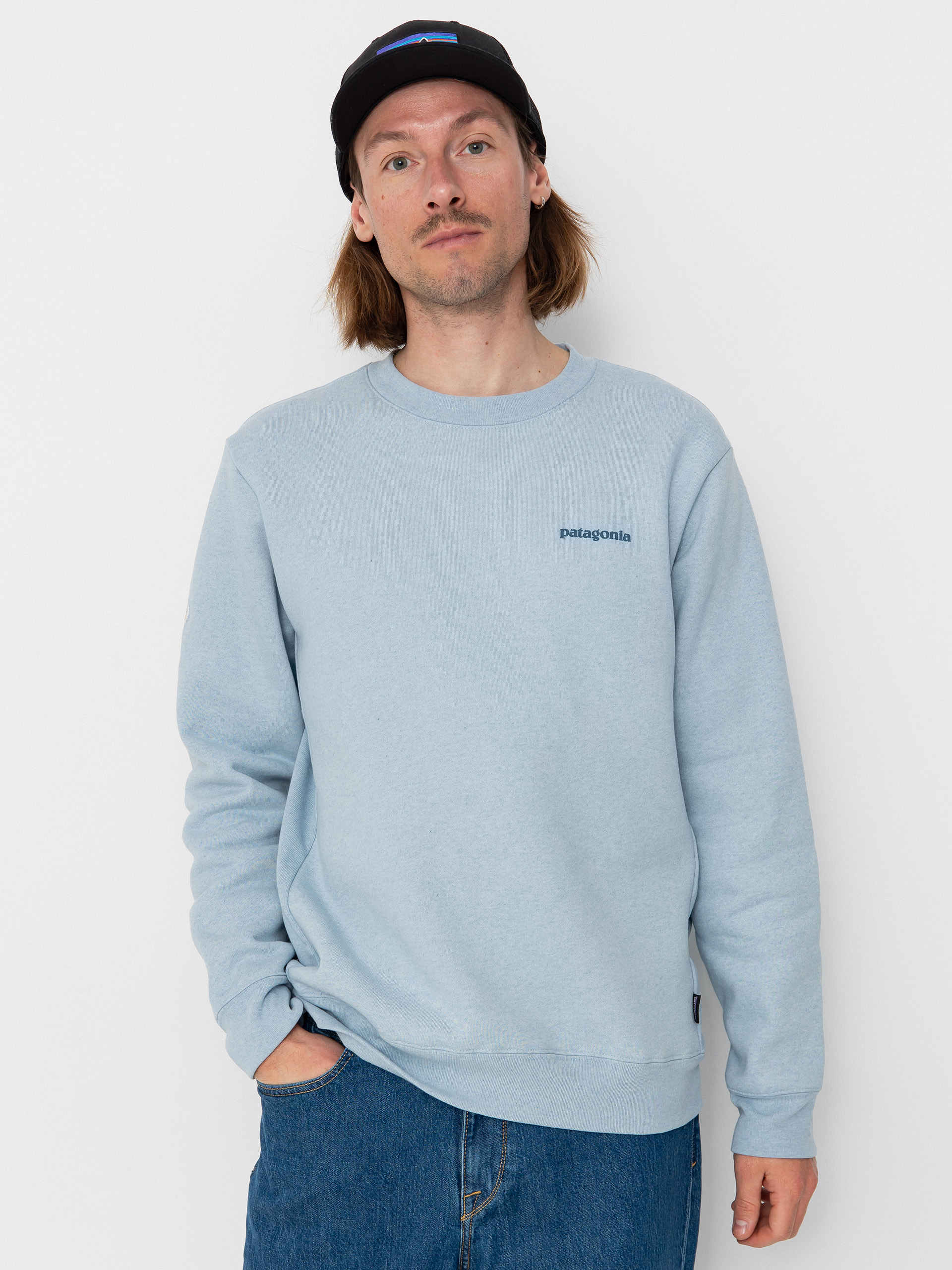 Patagonia Sweatshirt Fitz Roy Icon Uprisal (fleck blue)