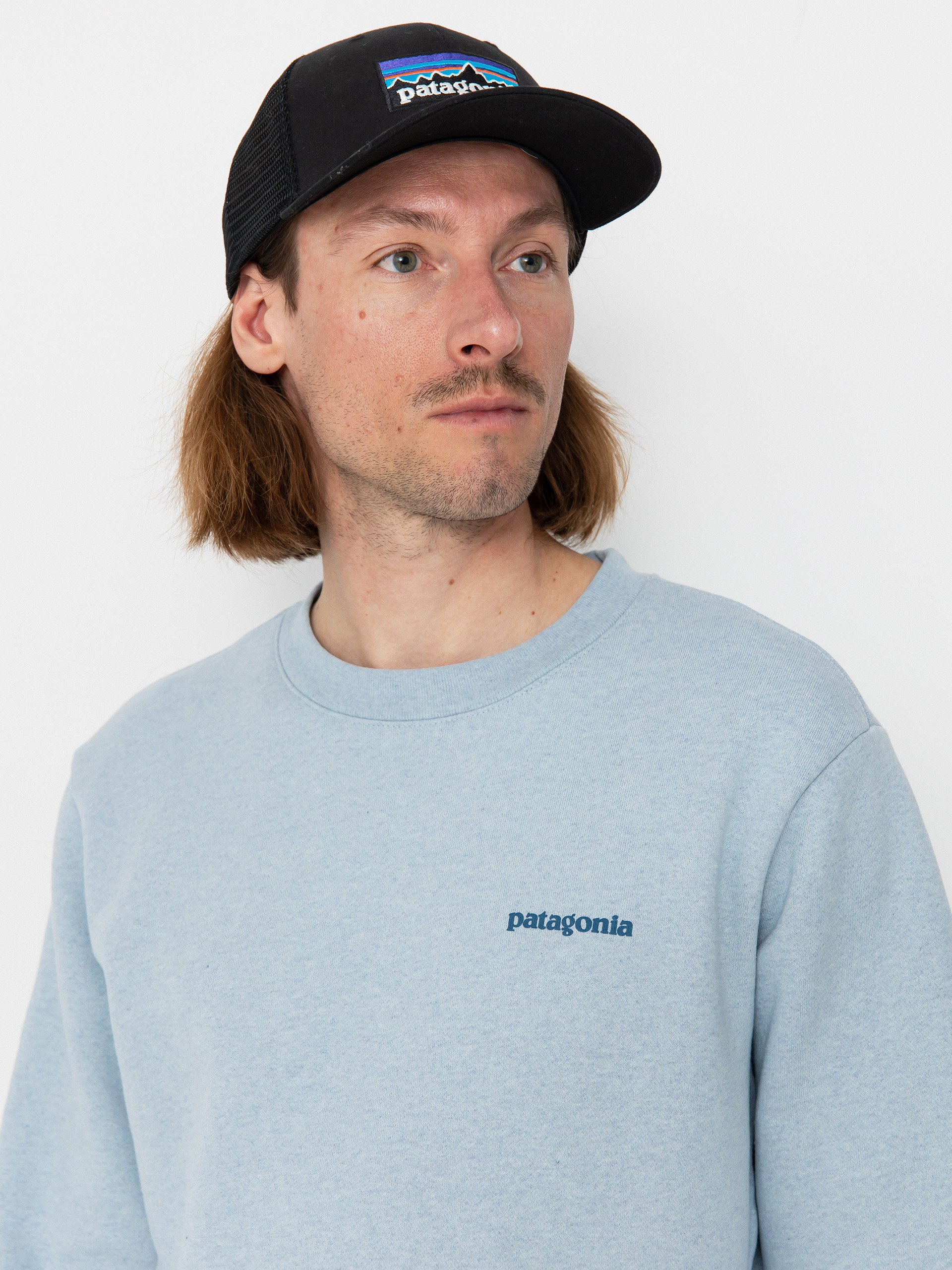 Patagonia Sweatshirt Fitz Roy Icon Uprisal (fleck blue)